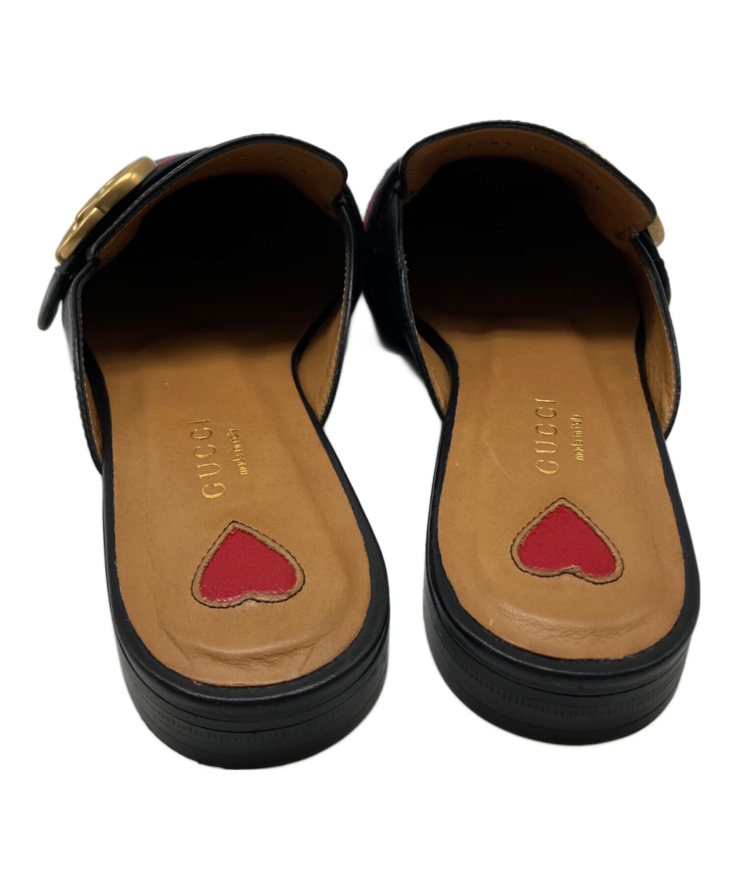 中古・古着通販】GUCCI (グッチ) シェリーライン ダブルG ミュール