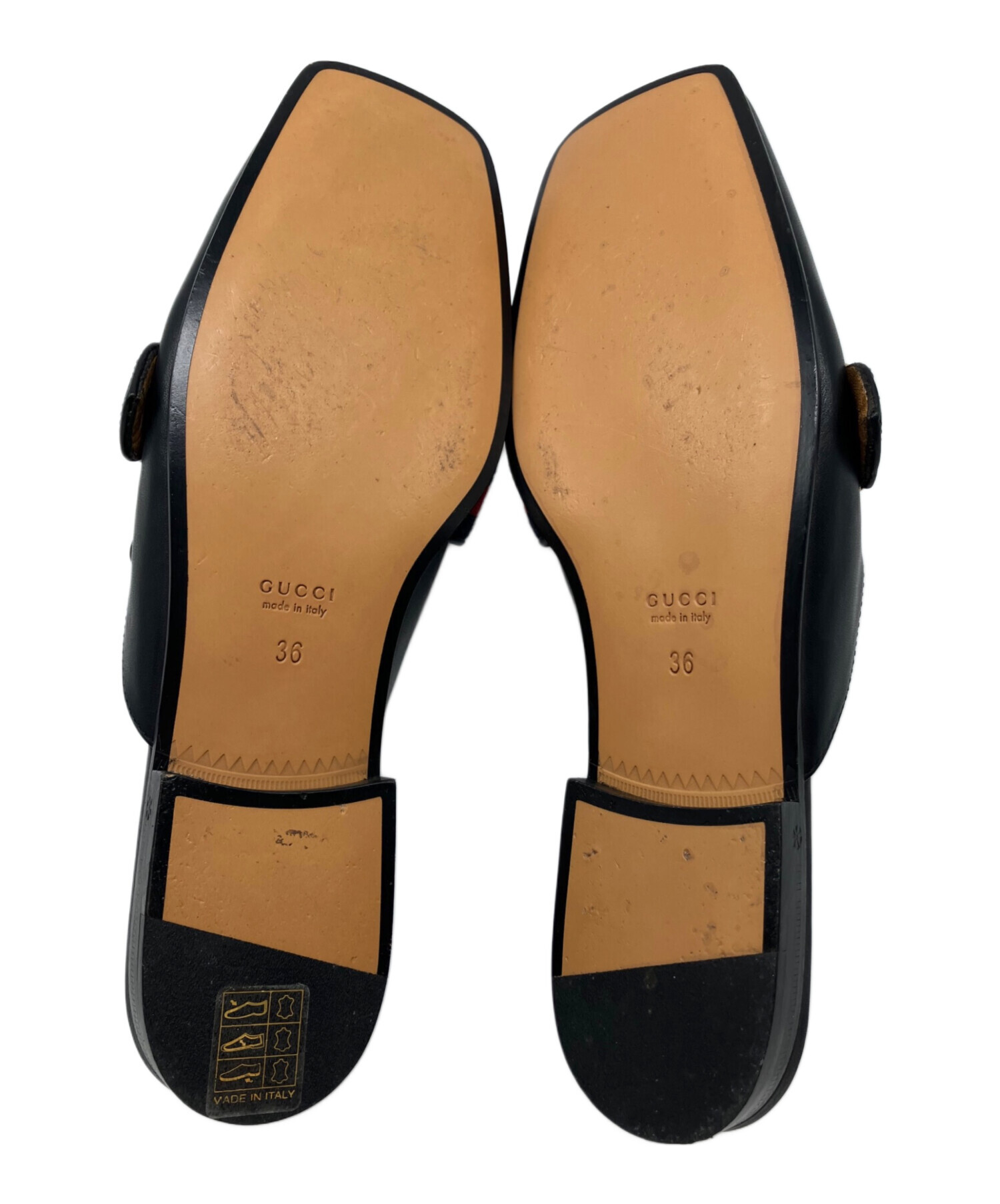 中古・古着通販】GUCCI (グッチ) シェリーライン ダブルG ミュール