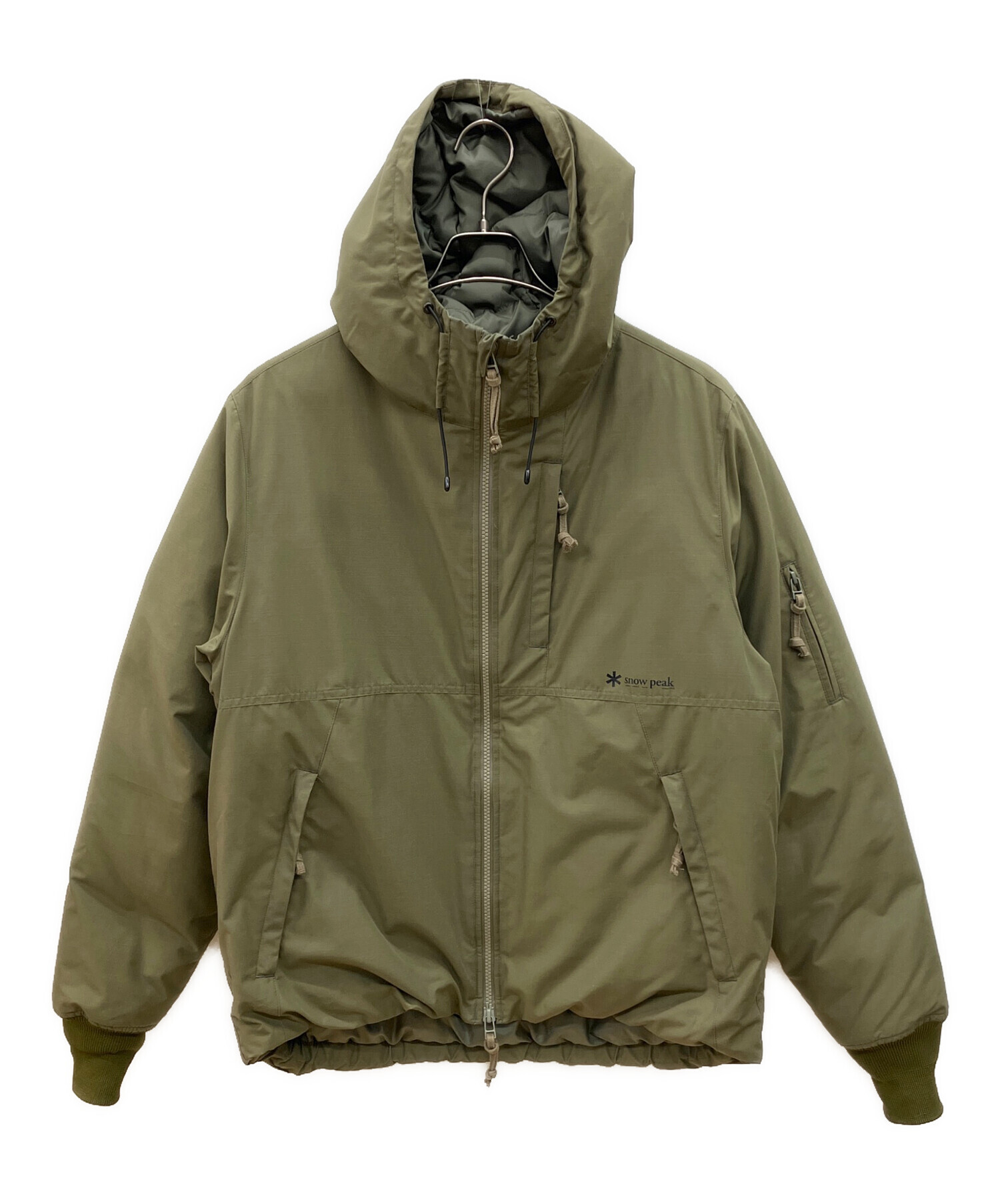 中古・古着通販】Snow peak (スノーピーク) ダウンジャケット カーキ