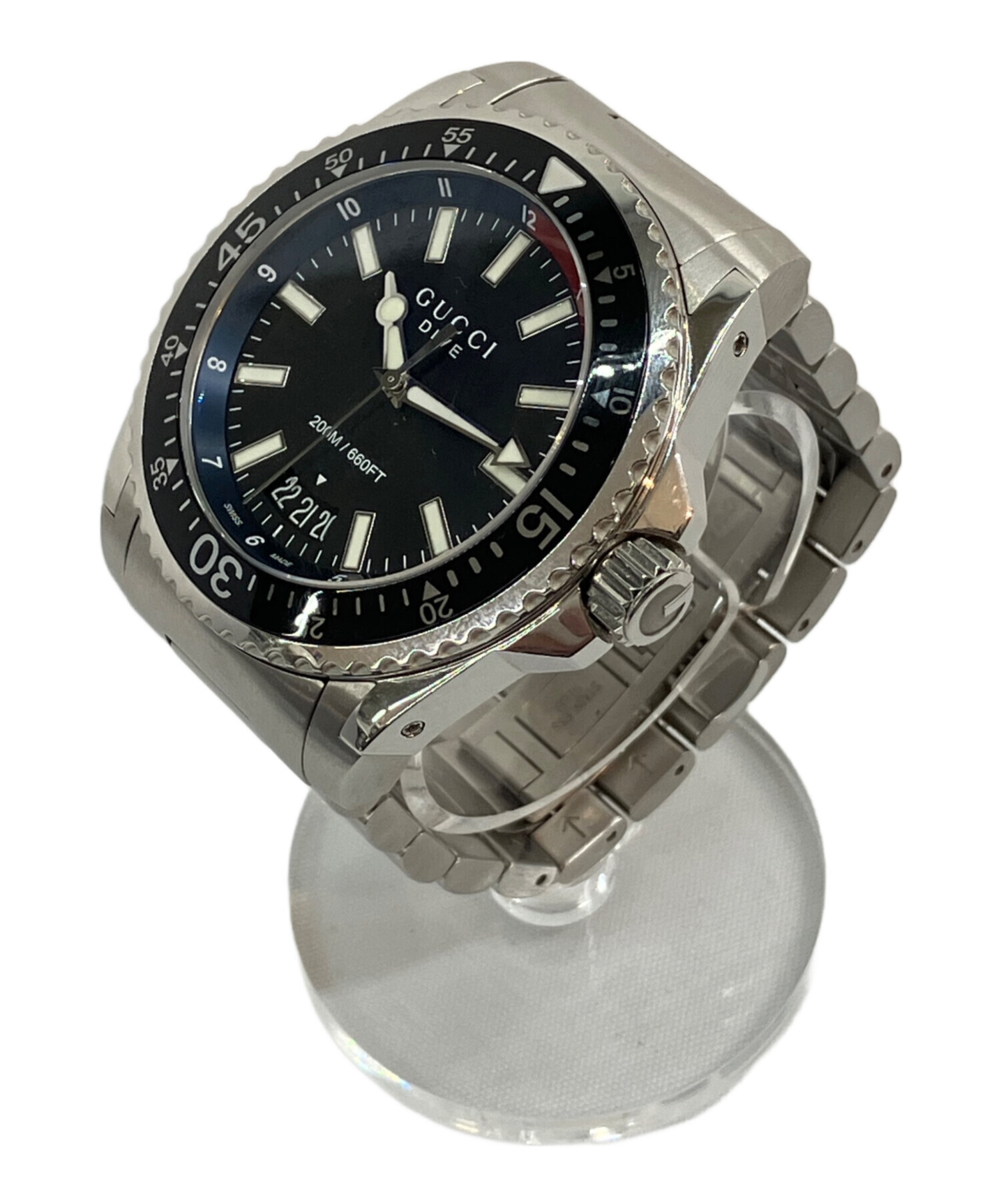 中古・古着通販】GUCCI (グッチ) ダイヴ ブラック｜ブランド・古着通販