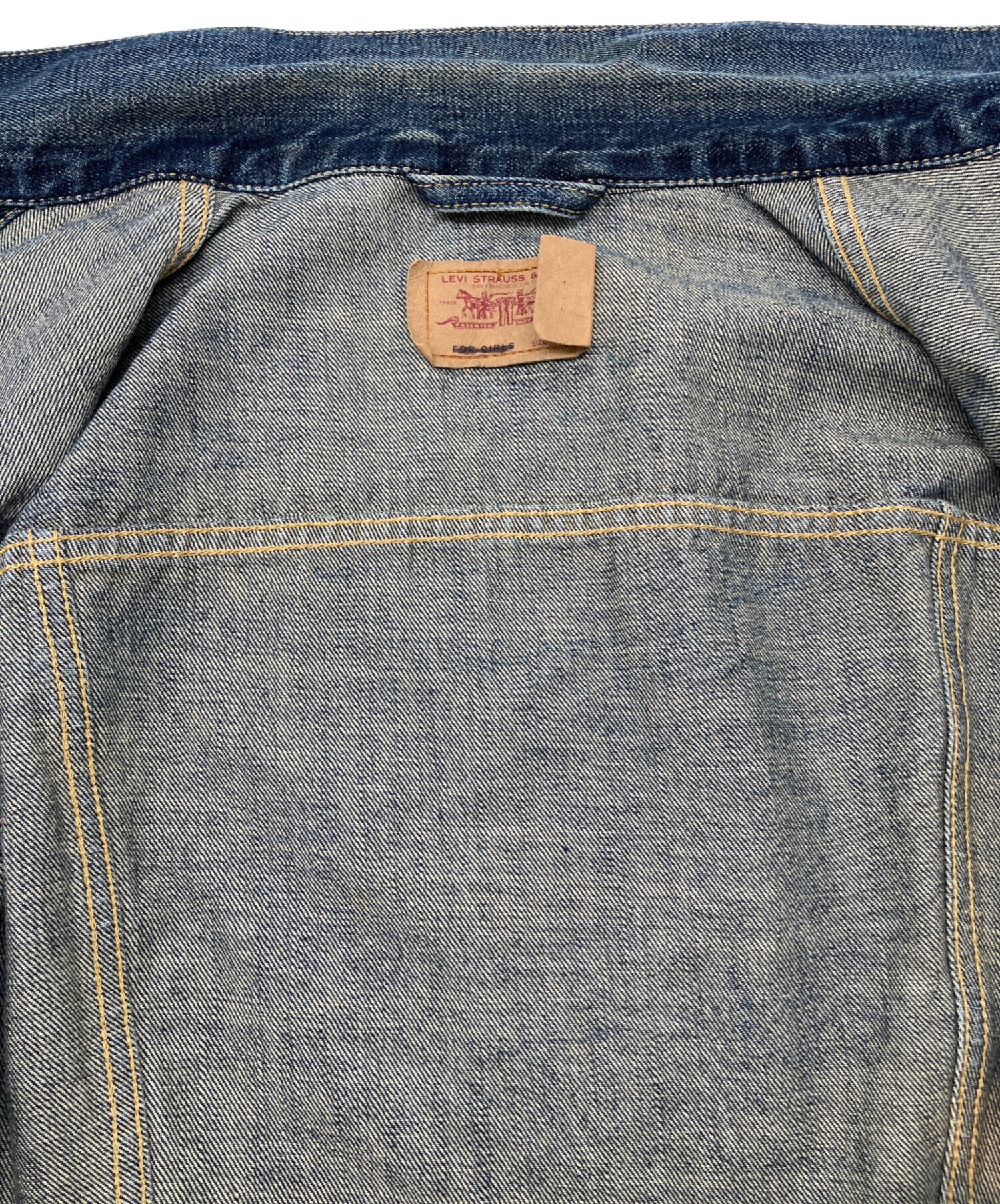 中古・古着通販】LEVI'S (リーバイス) デニムジャケット ユーロモデル