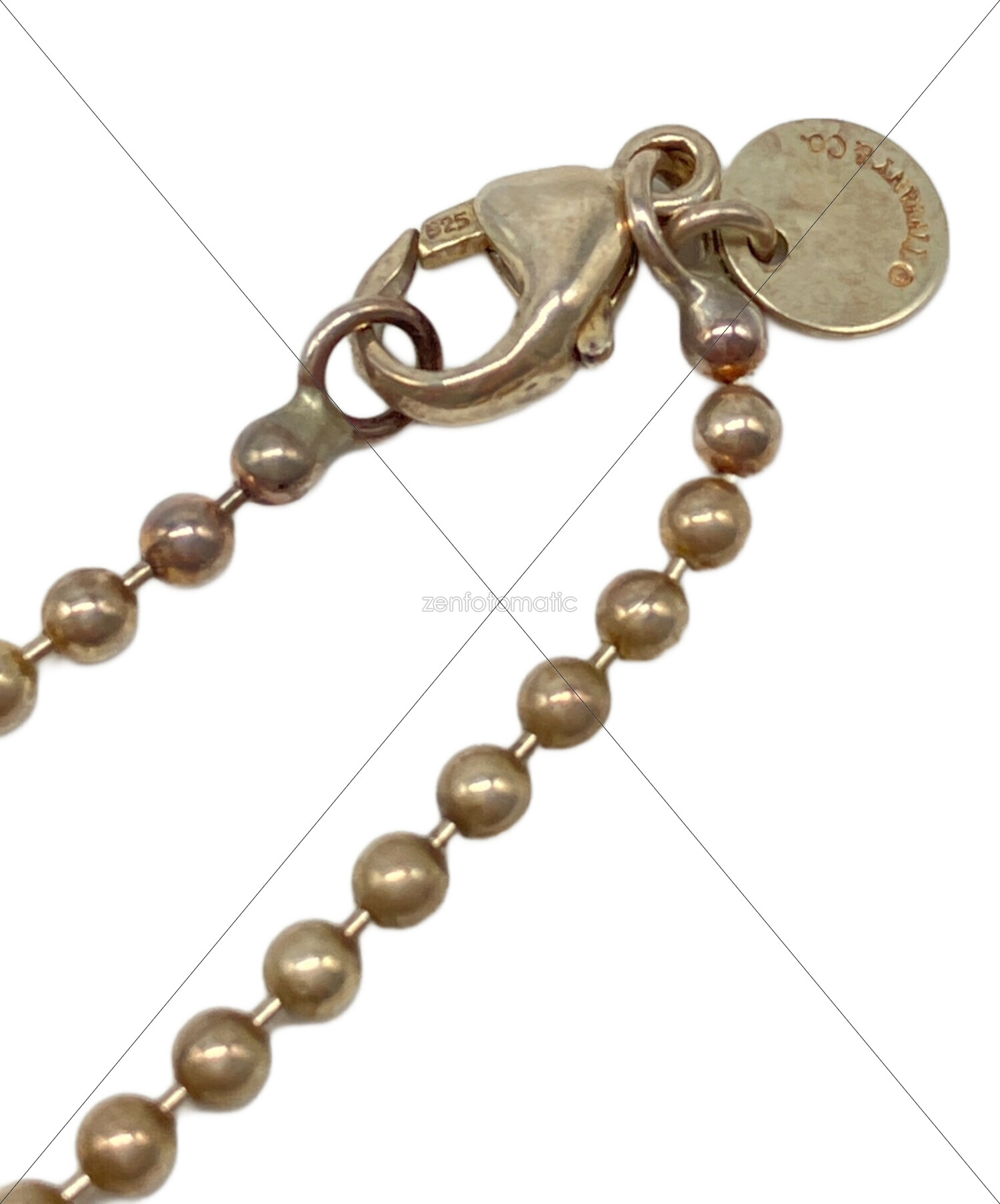 中古・古着通販】TIFFANY & Co. (ティファニー) シルバーネックレス 