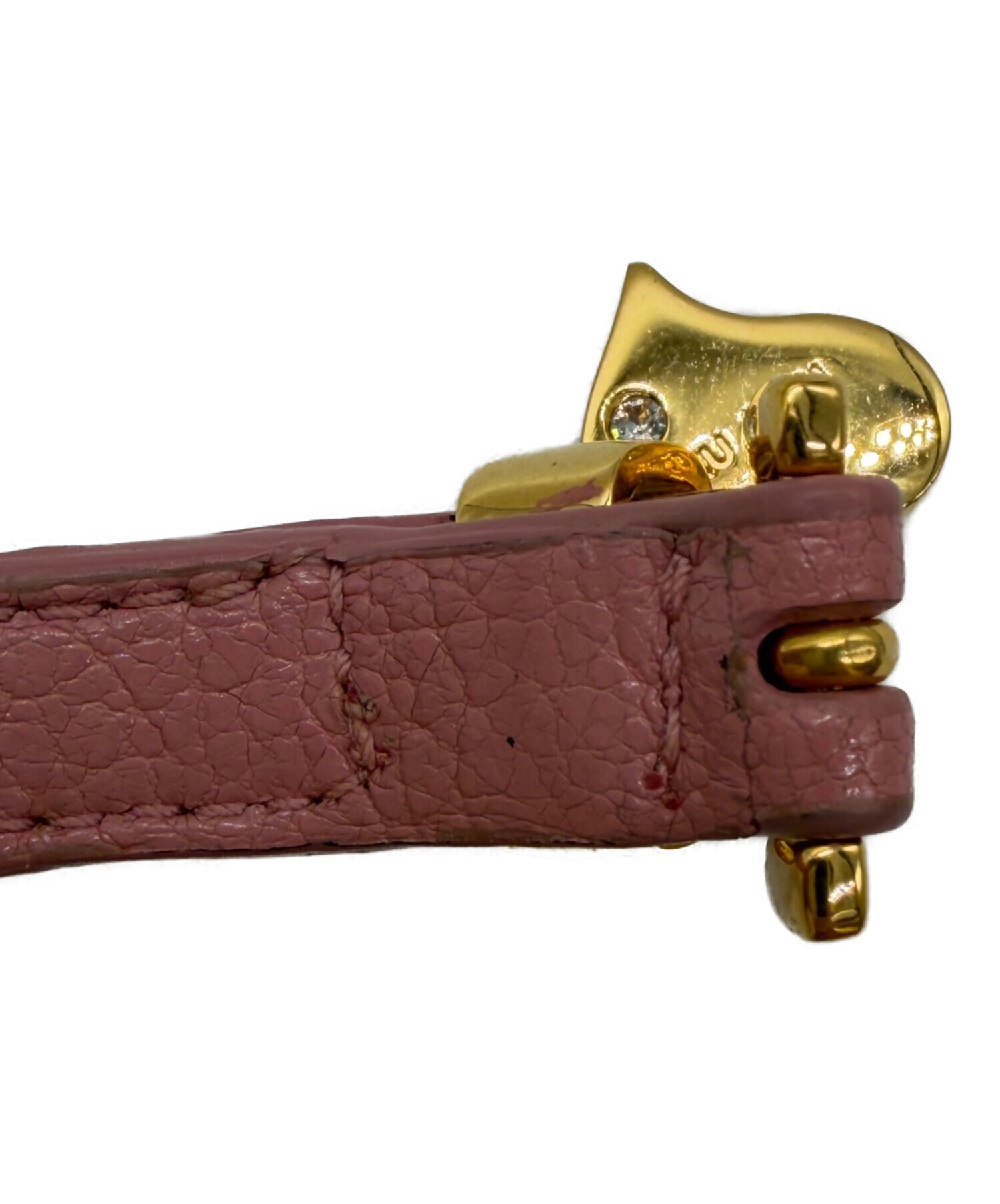 中古・古着通販】MIU MIU (ミュウミュウ) ハートモチーフブレスレット 