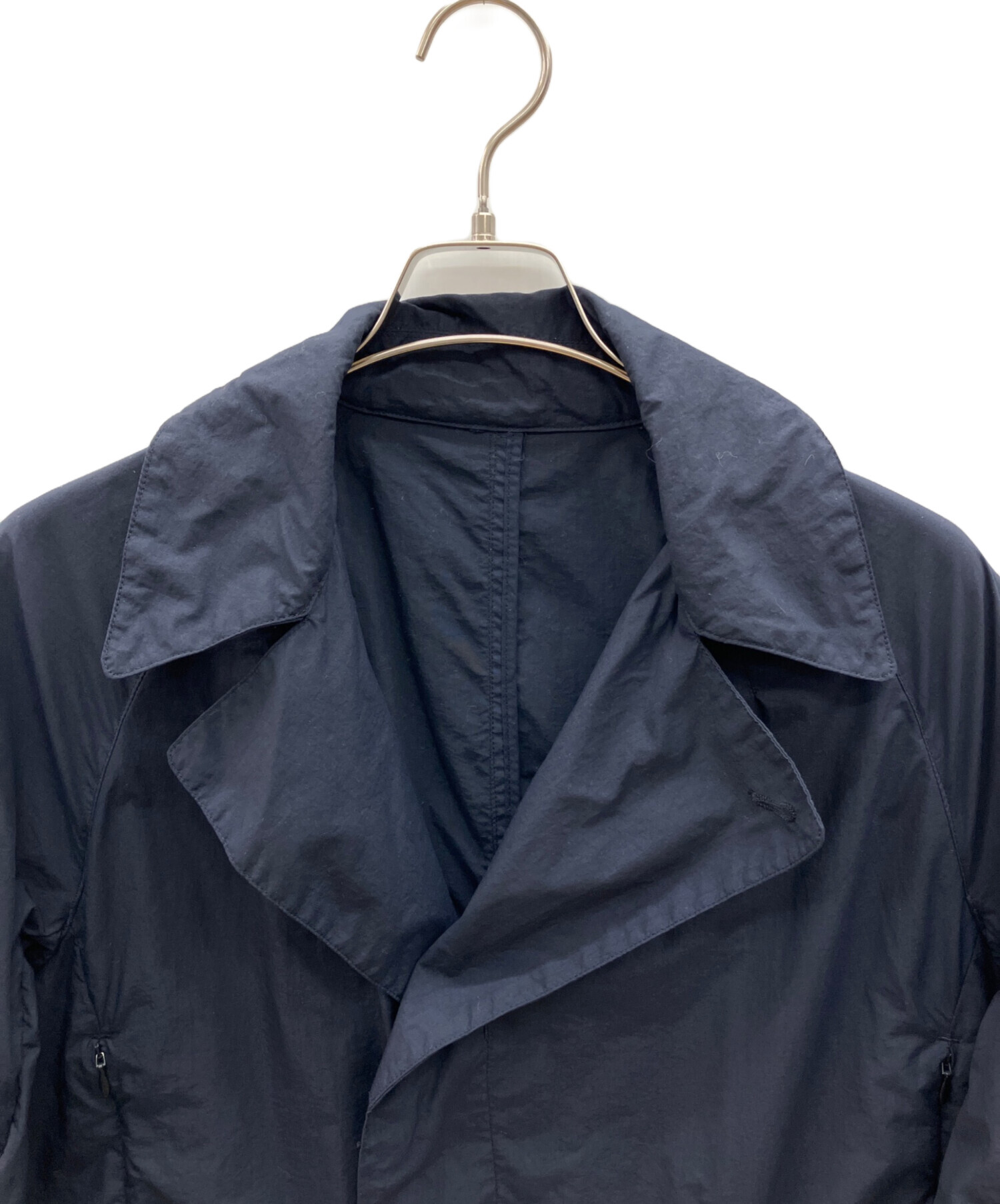 中古・古着通販】teatora (テアトラ) コート PACKABLE ネイビー サイズ