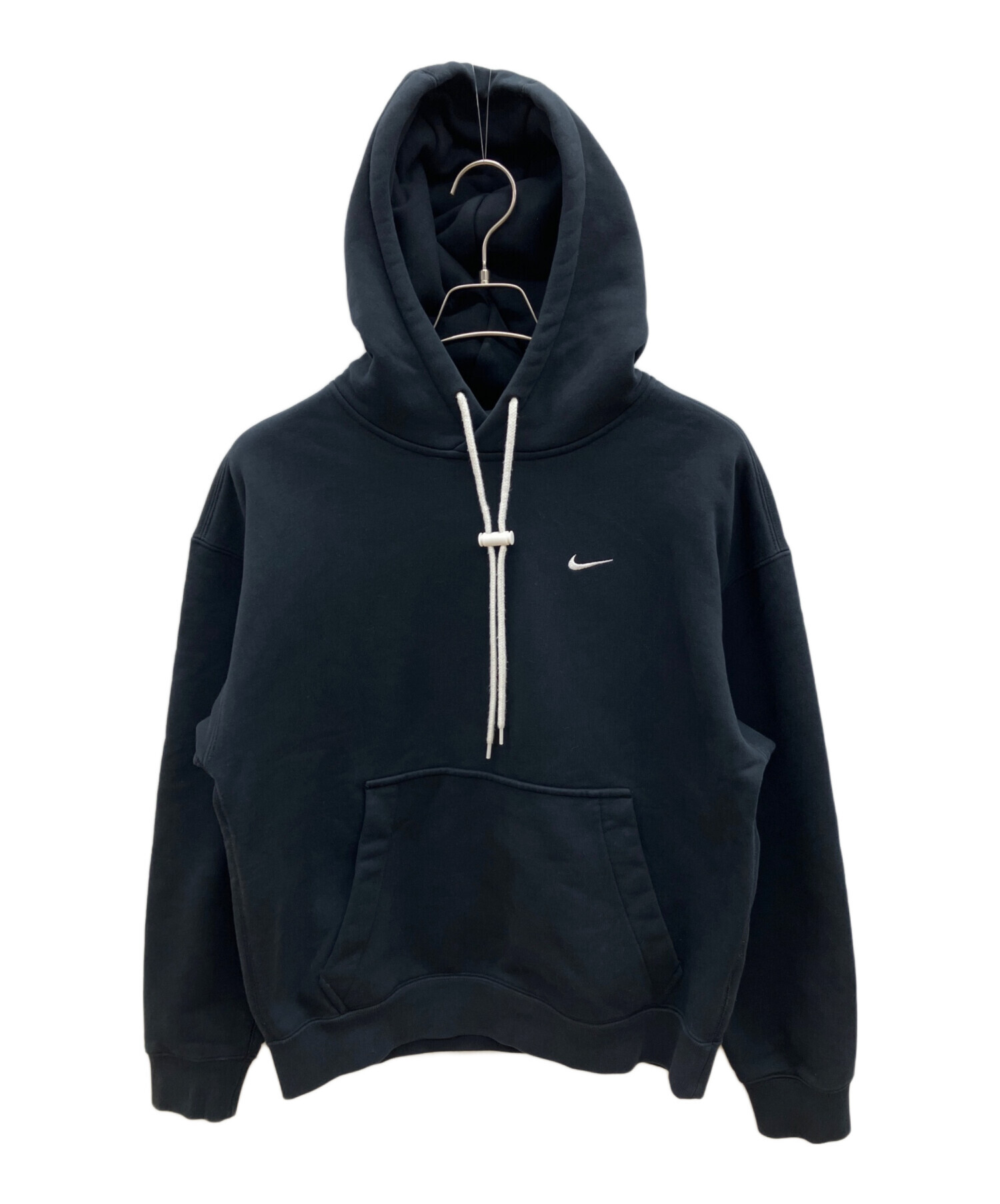 中古・古着通販】NIKE (ナイキ) プルオーバーパーカー ブラック サイズ 