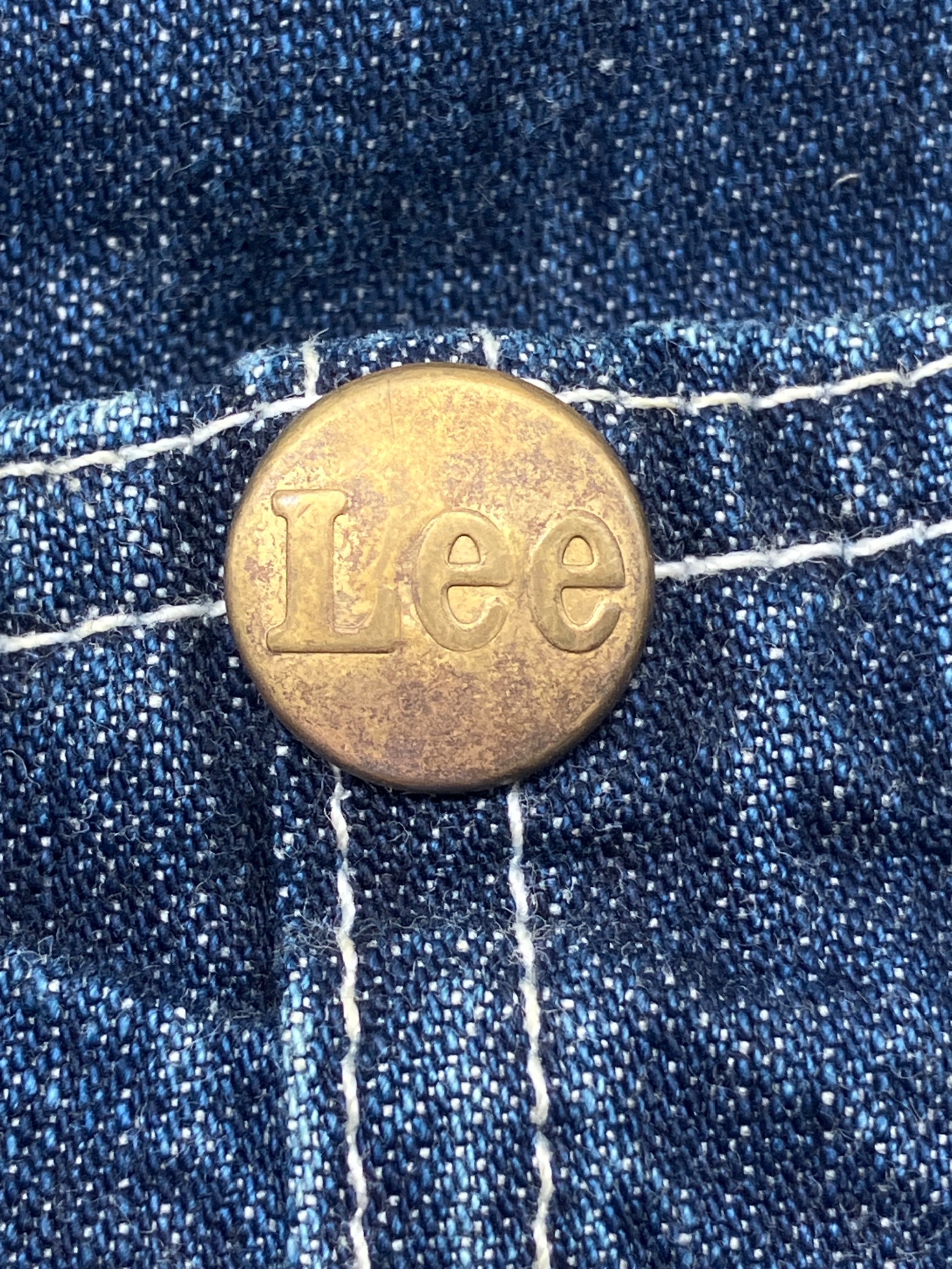 な*ご様 レア物 ヴィンテージ Lee オーバーオール 36×33 SANFOR Lee - リー 80s USA製 ヴィンテージ デニム オーバーオール Lee ボタン