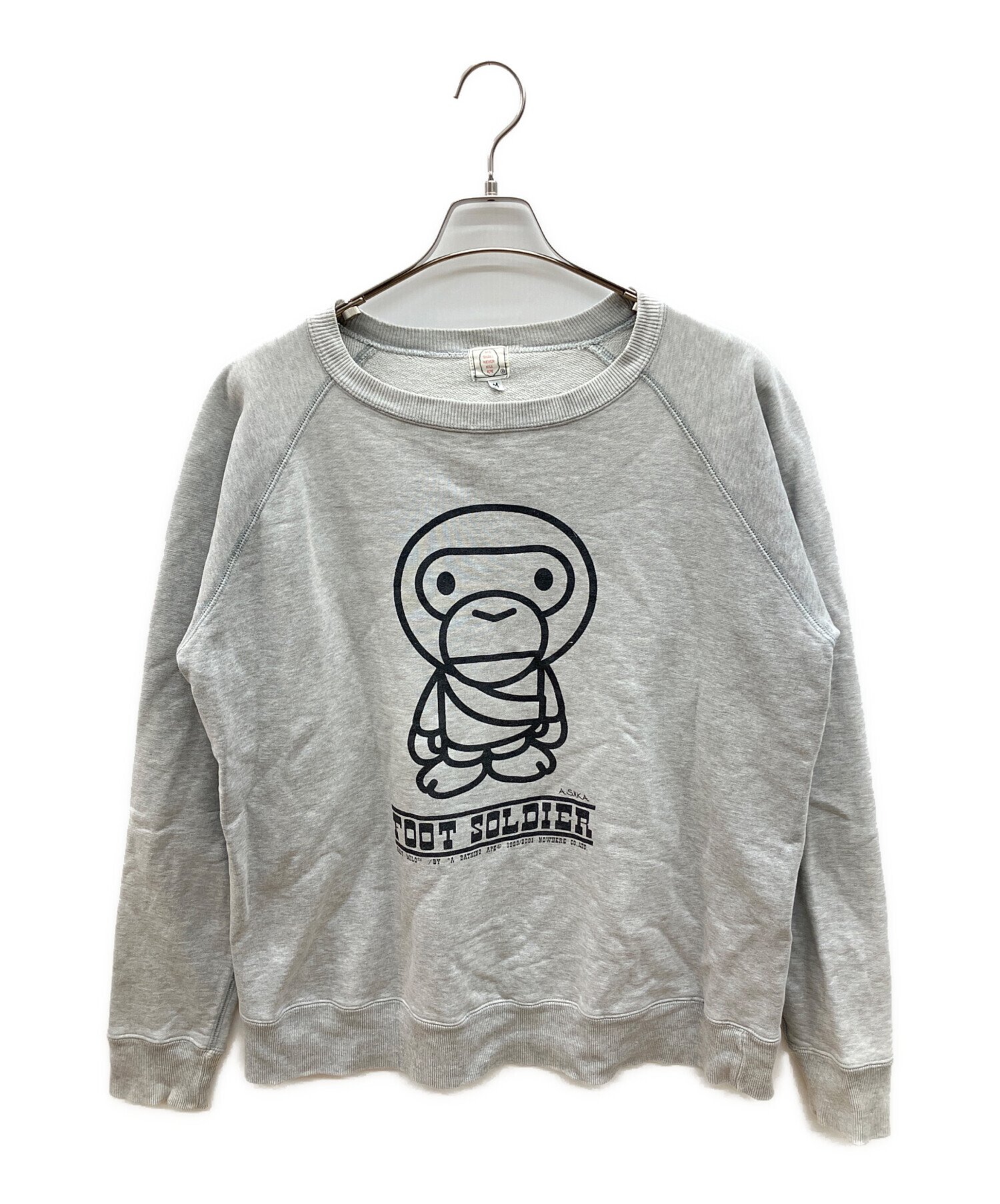 中古・古着通販】A BATHING APE (アベイシングエイプ) 90sラグラン