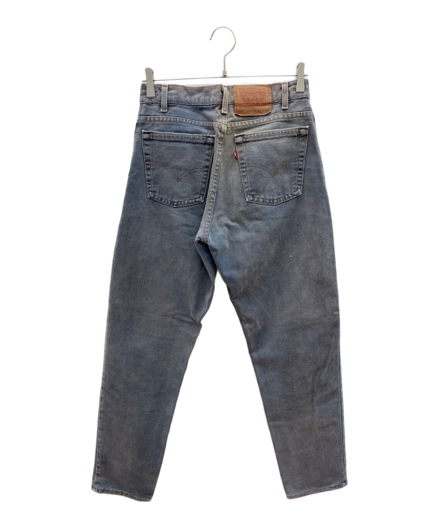 Levi's 550 90s ダークグレー デニム 中古・古着通販】LEVI'S (リーバイス) 90s 550デニムパンツ 1995年1月