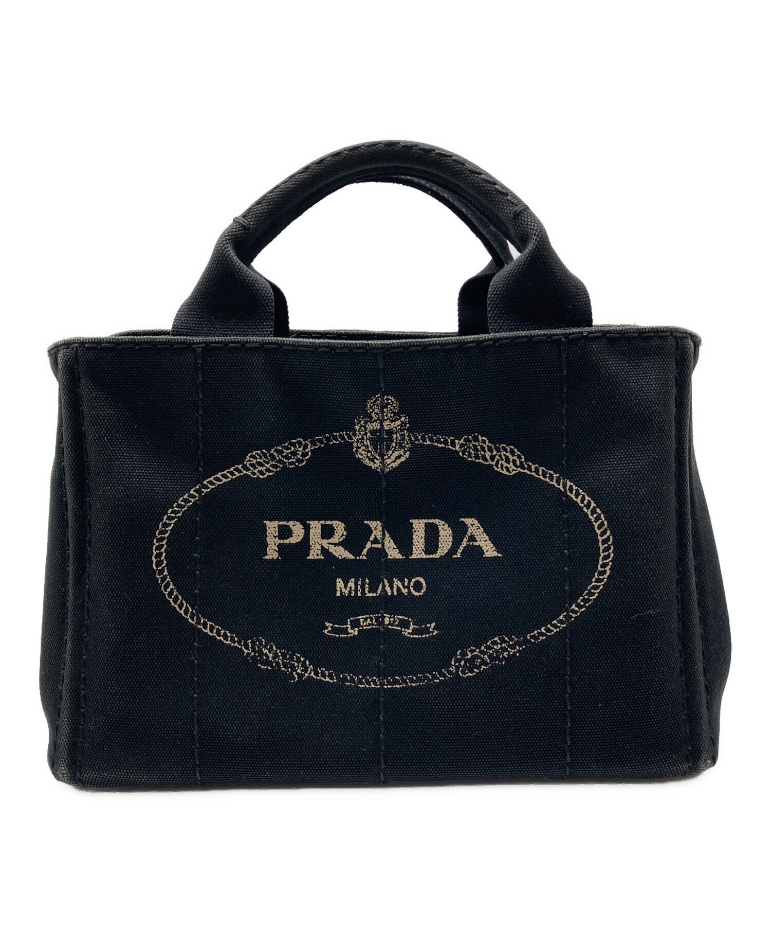 中古・古着通販】PRADA (プラダ) 2WAYバッグ カナパミニ ブラック
