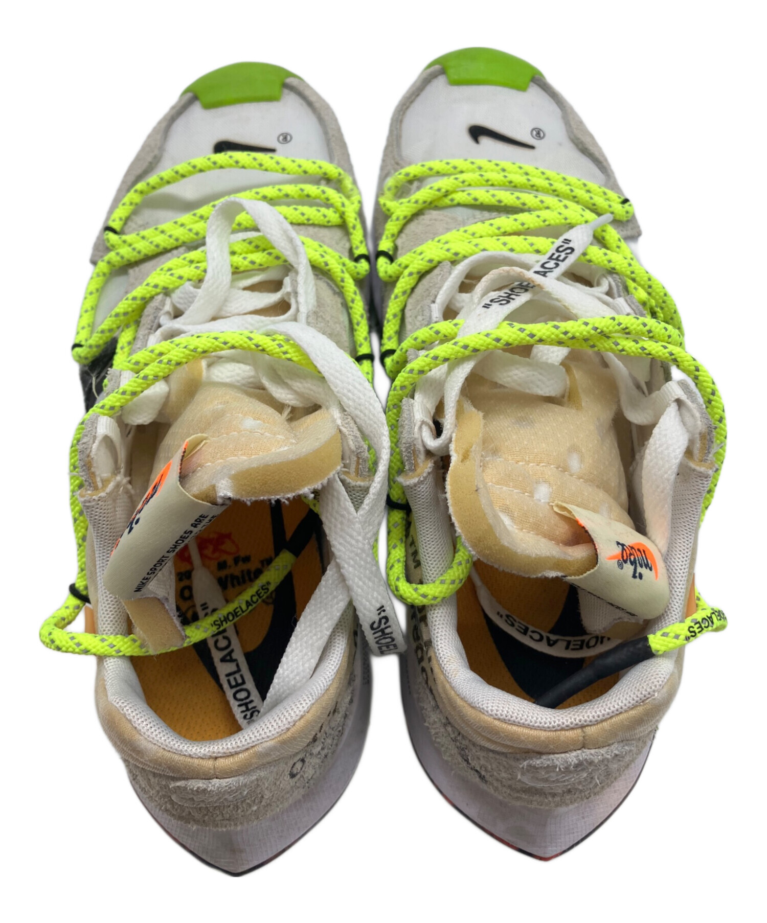 【未使用】NIKE ナイキ スニーカー オフホワイト テラカイガー5 23.5 中古・古着通販】NIKE (ナイキ) OFFWHITE (オフホワイト) Air Zoom