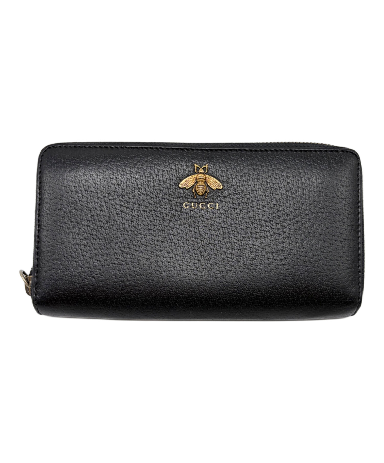 中古・古着通販】GUCCI (グッチ) アニマリエ 長財布 ブラック