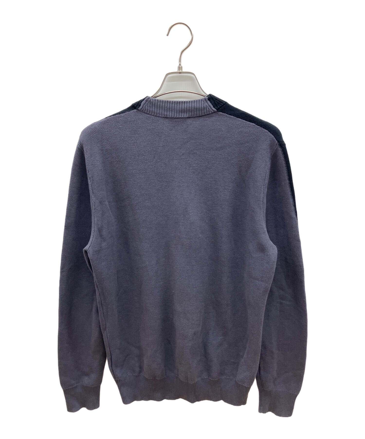中古・古着通販】DIESEL (ディーゼル) ニットジャケット グレー 
