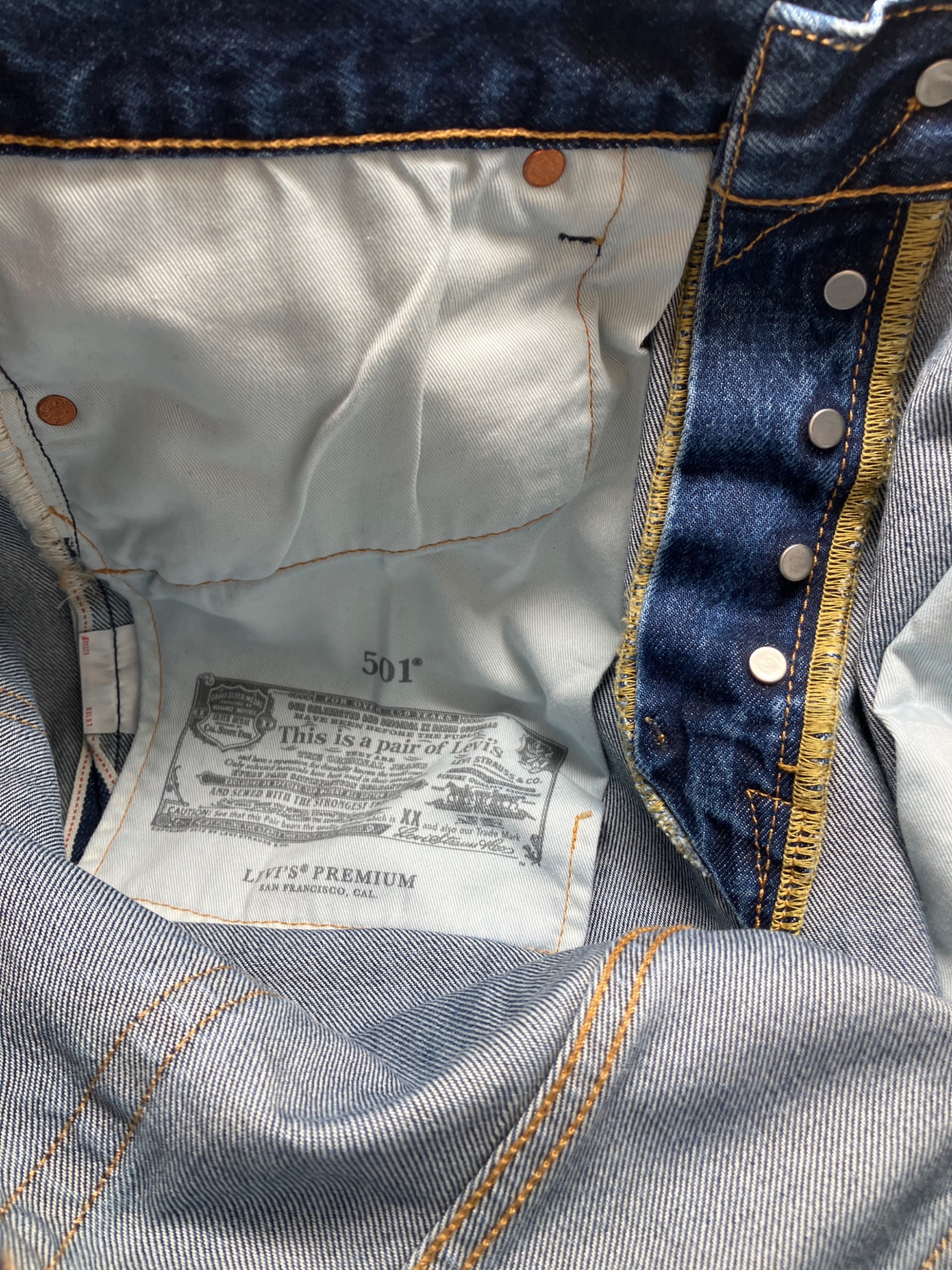 中古・古着通販】LEVI'S (リーバイス) 501セルビッチデニムパンツ