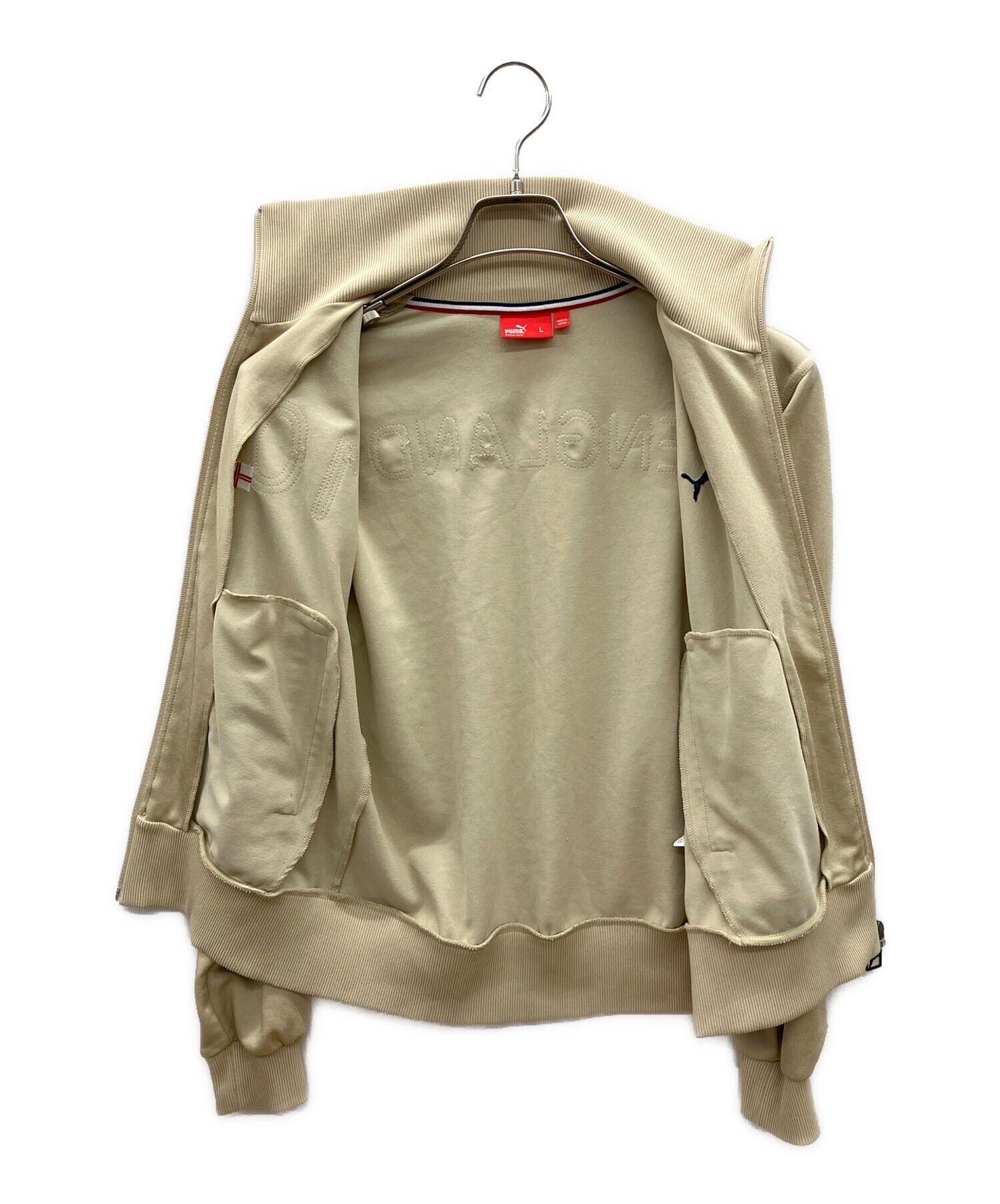 中古・古着通販】PUMA (プーマ) トラックジャケット Y2K ベージュ