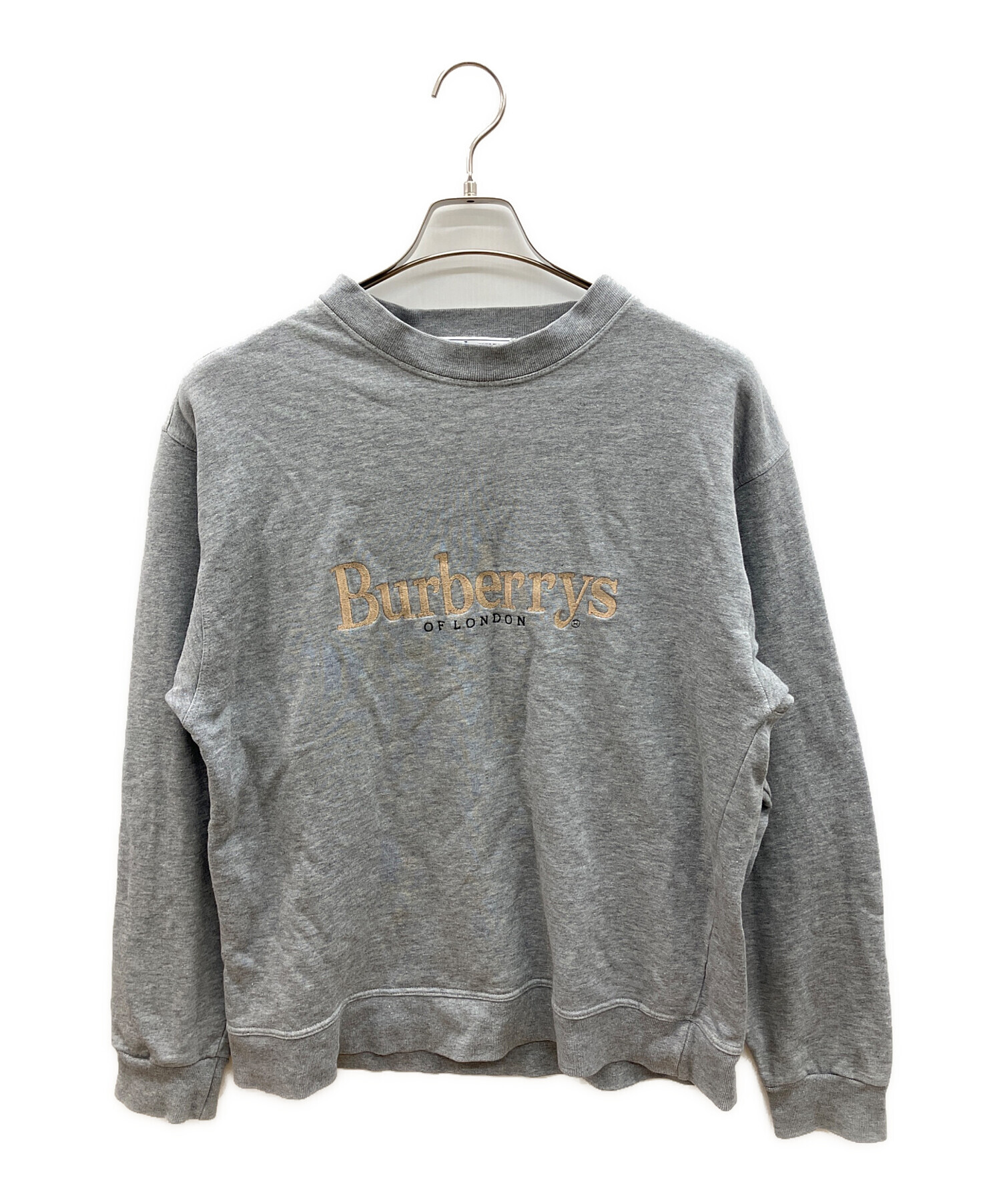 中古・古着通販】Burberry's (バーバリー) 90sロゴ刺繍スウェット 白