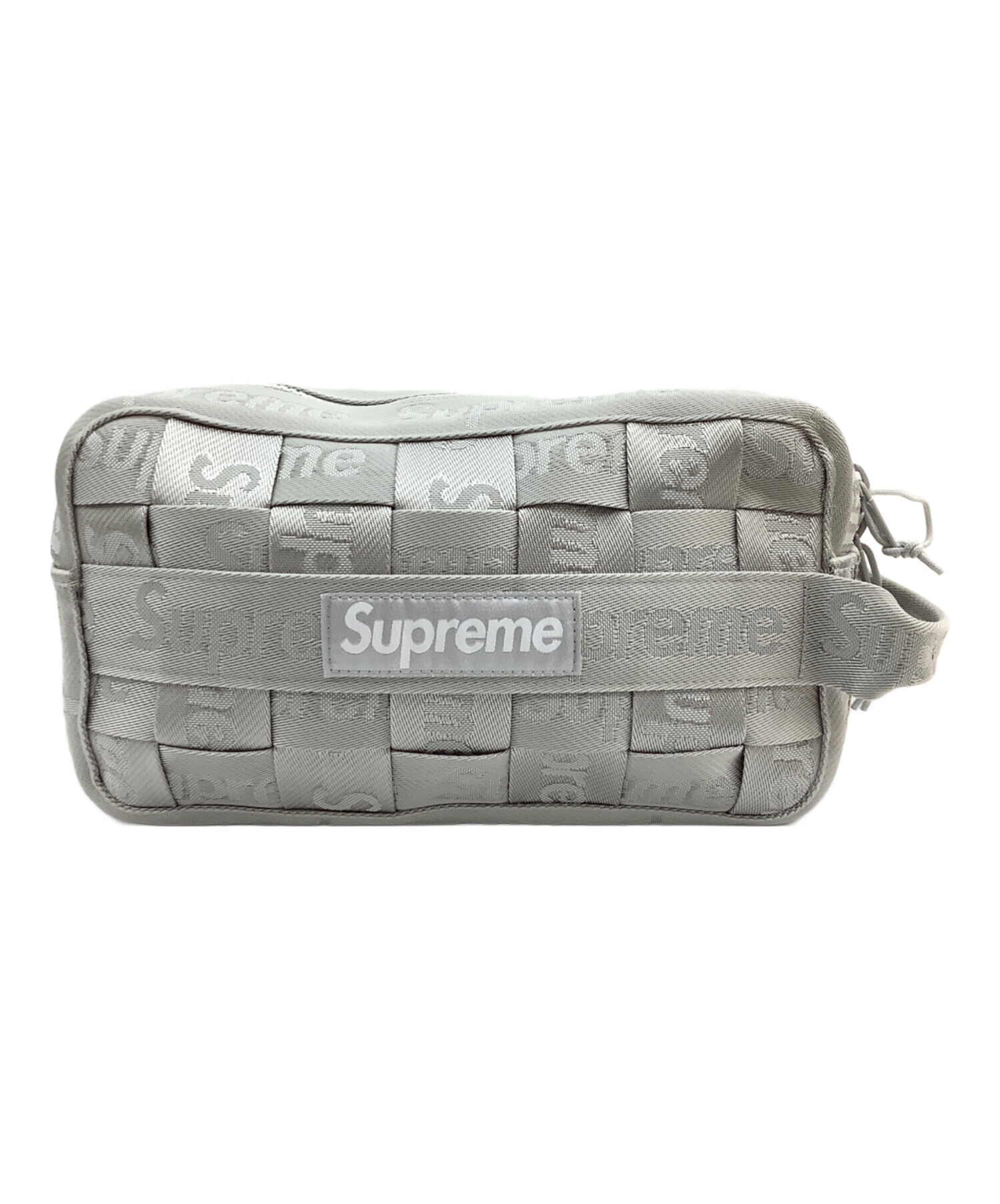 中古・古着通販】SUPREME (シュプリーム) WOVEN UTILITY BAG グレー
