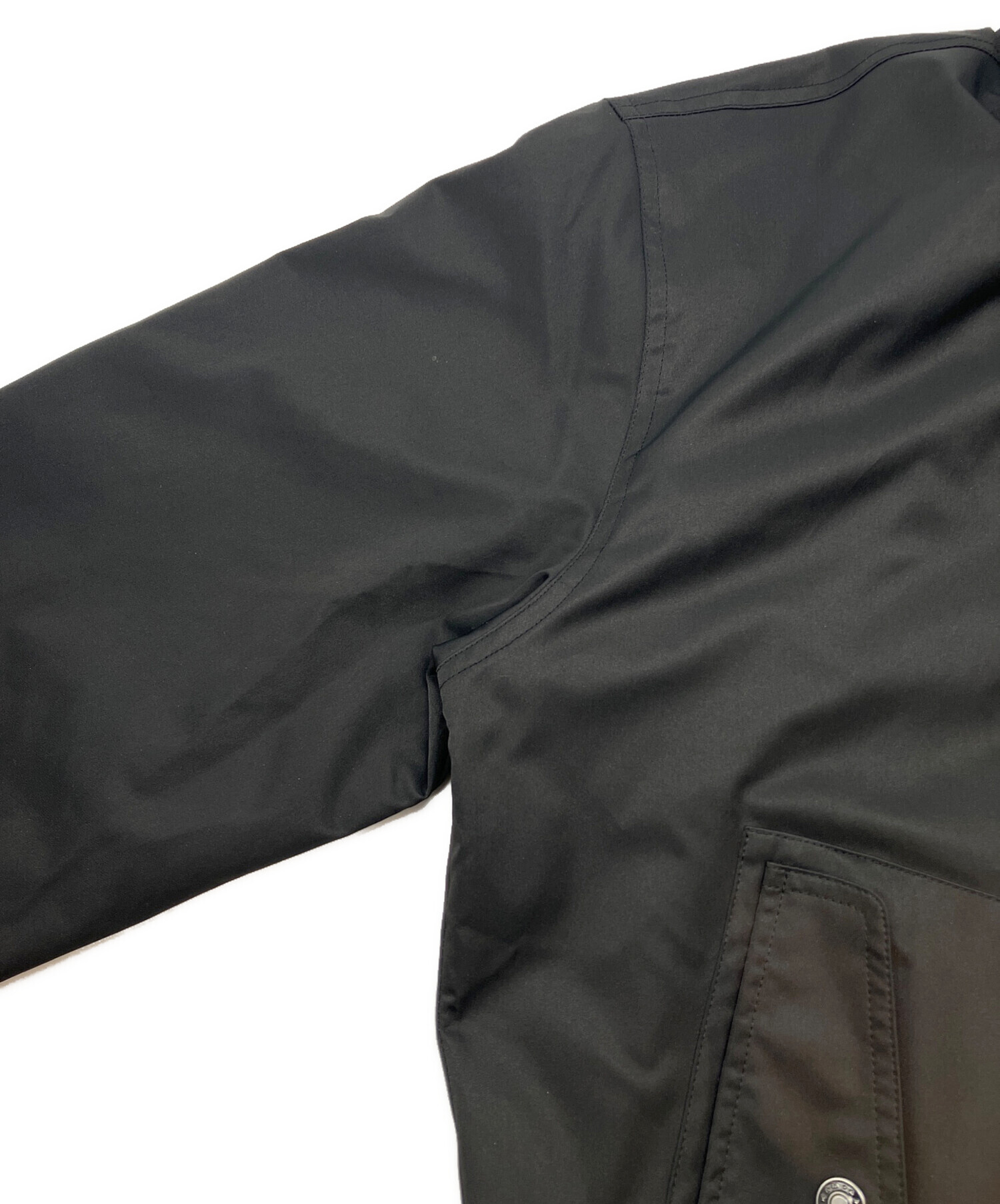 中古・古着通販】AAKAM (アーカム) High-Neck Button Jacket ブラック 