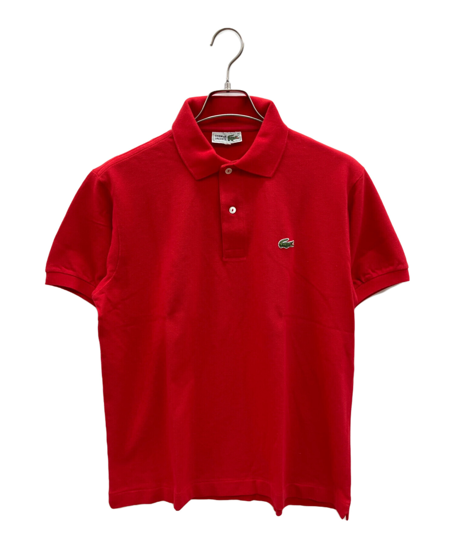 極美品 70s-80s フランス製 LACOSTE ポロシャツ 5 エクリュ生成 中古・古着通販】CHEMISE LACOSTE (シュミーズ ラコステ) 70s