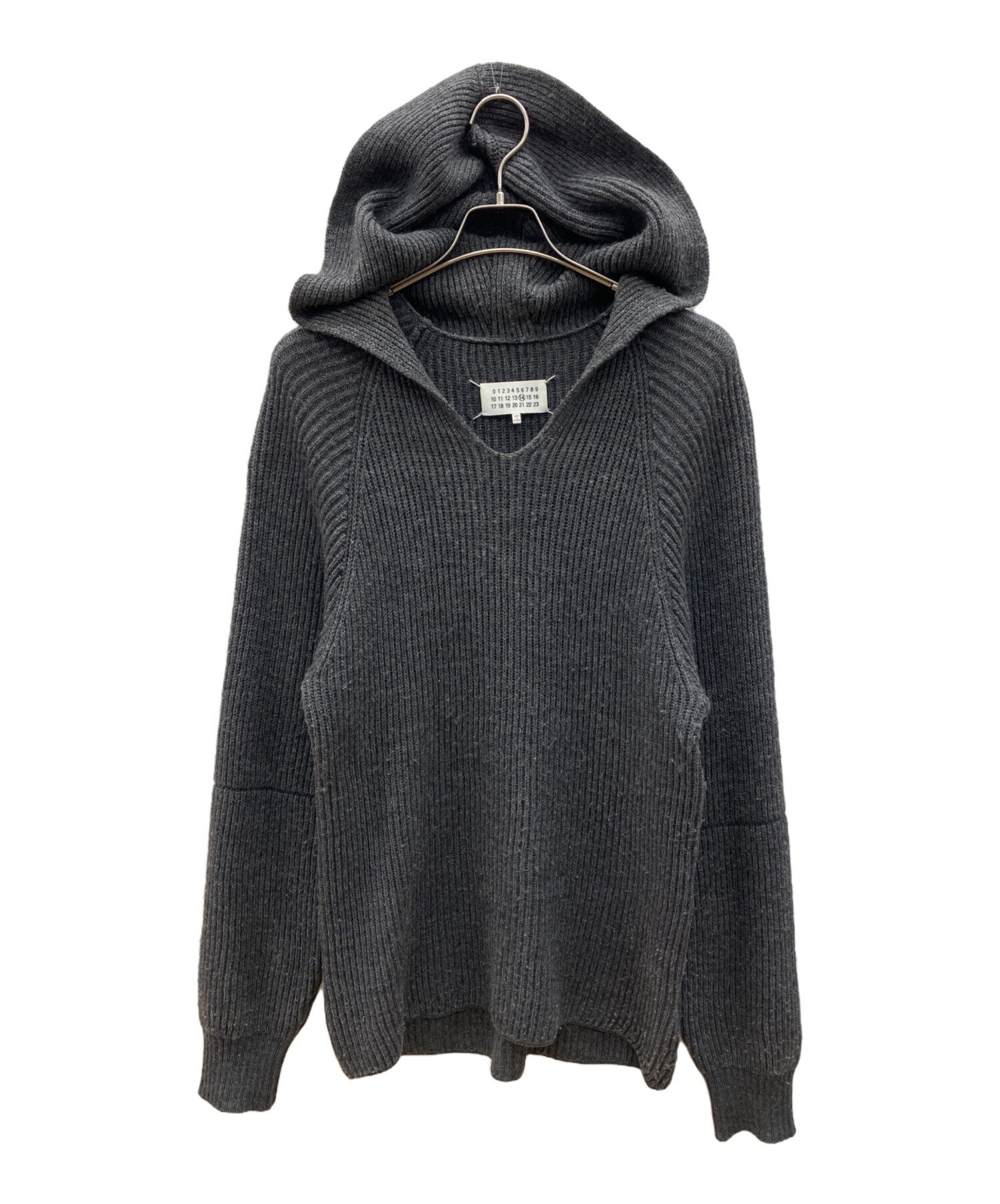 ジョンガリアーノ Vネックニット カシミヤ混 M イタリア製 中古・古着通販】Maison Margiela (メゾンマルジェラ) 厚手ニット