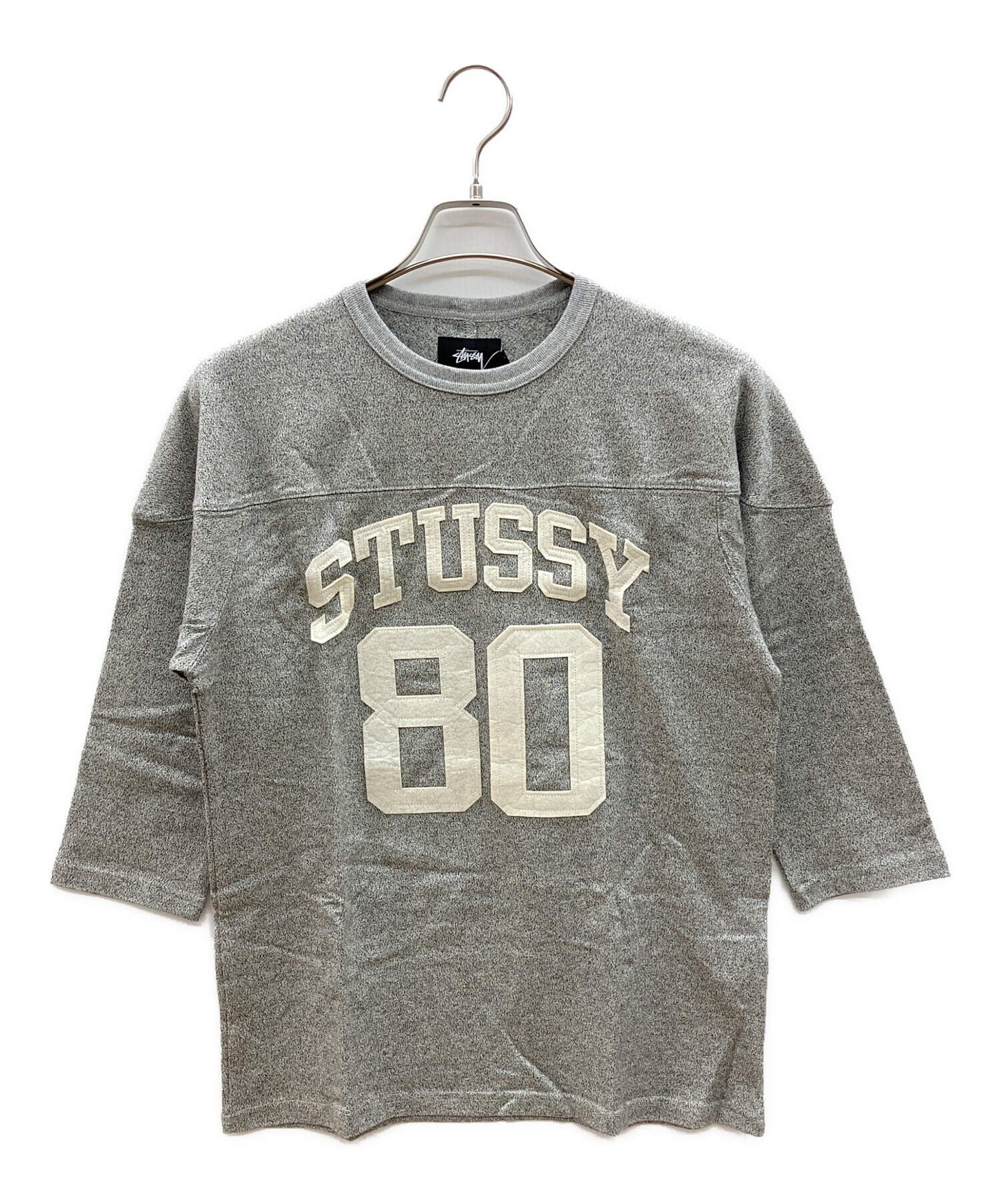 中古・古着通販】stussy (ステューシー) 長袖カットソー グレー サイズ 