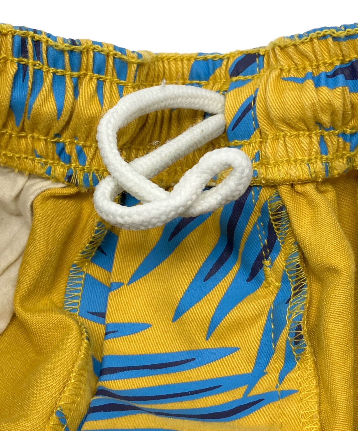 中古・古着通販】stussy (ステューシー) ハーフパンツ イエロー×ブルー 