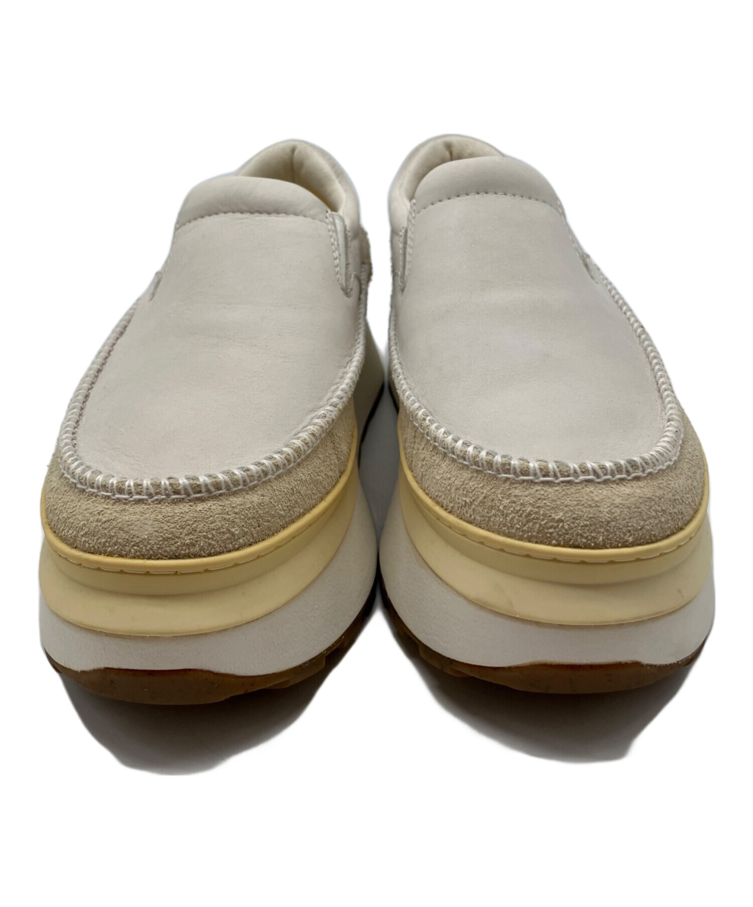 未使用級　UGG　ASCOT　アグ　アスコット　レザー切り替え　スリッポン UGG（アグ） ムートン メンズ モカシン ASCOT アスコット 正規品 父の