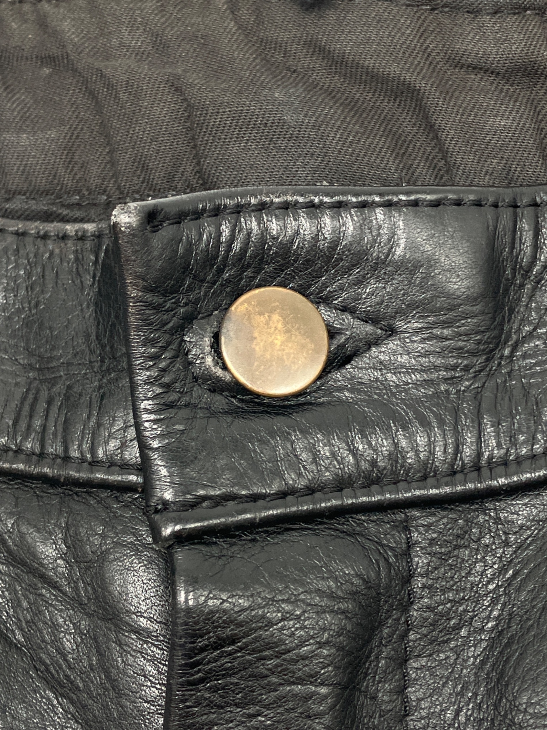 vanson レザーパンツ　29 茶色　中古品 中古・古着通販】VANSON (バンソン) レザーパンツ ブラック サイズ:29
