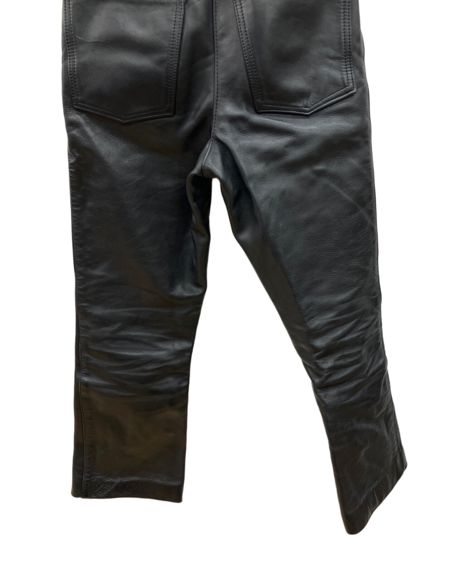 VANSON レザーパンツ 30〜31インチ　90年代 中古・古着通販】VANSON (バンソン) レザーパンツ ブラック サイズ:30