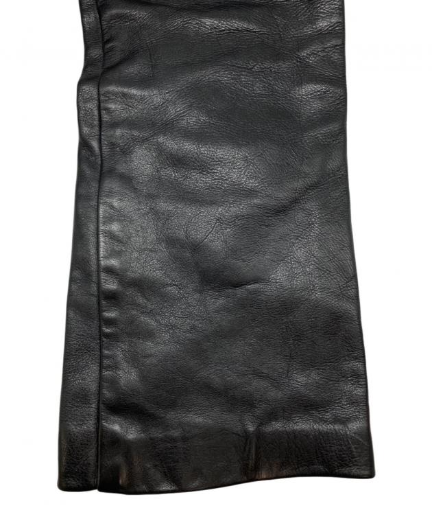中古・古着通販】VANSON (バンソン) レザーパンツ ブラック サイズ:30