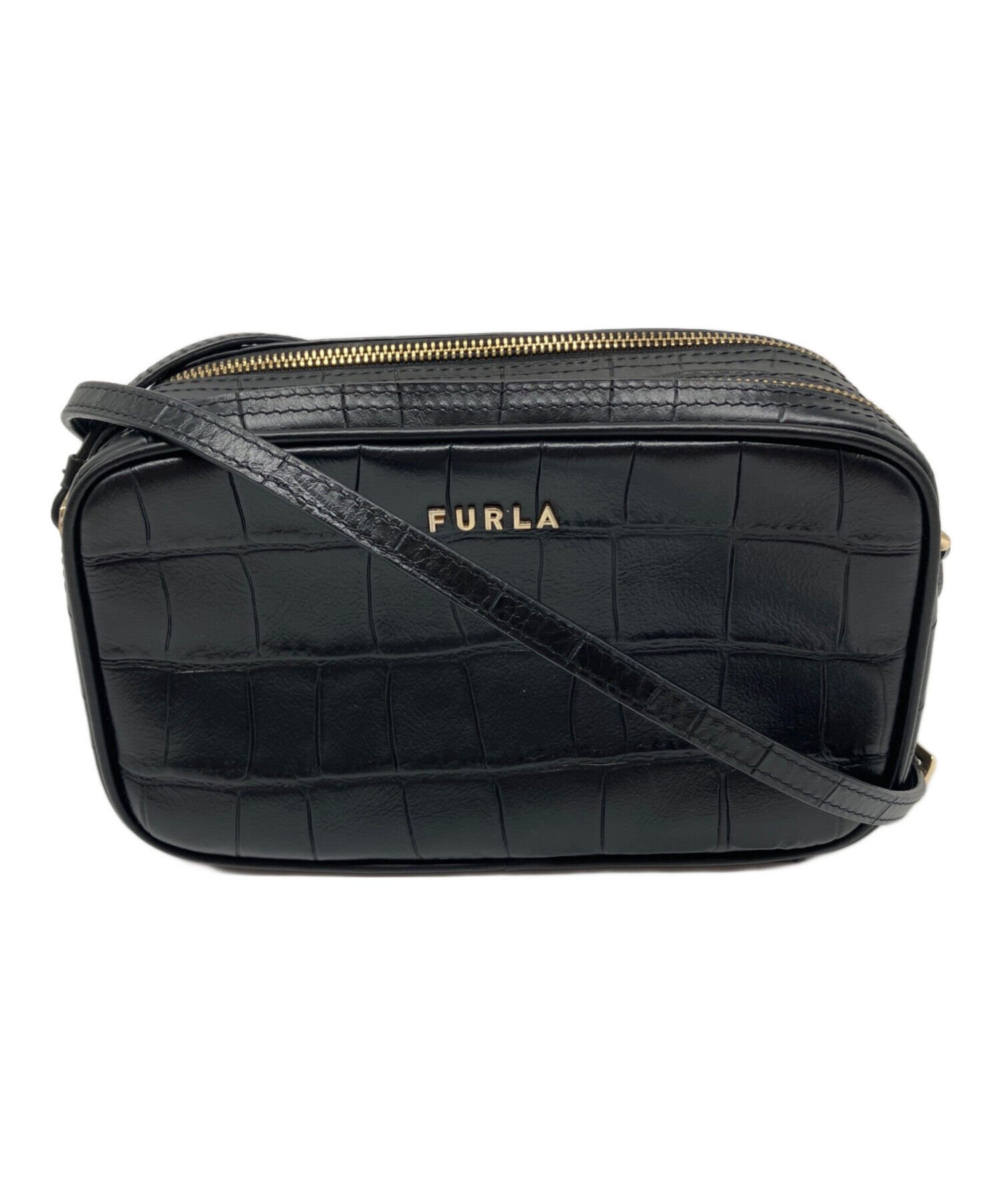 FURLA ショルダーバック　未使用品　保証書付き FURLA 保証書付き ホワイト チェーン ショルダーバッグ 【公式通販】