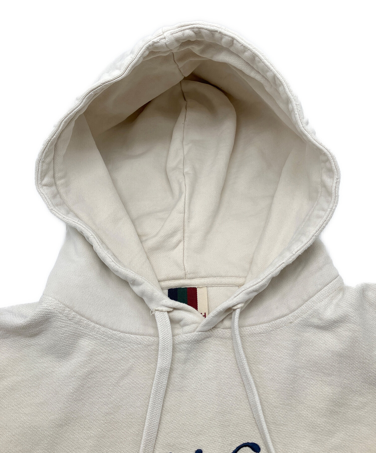中古・古着通販】KITH (キス) プルオーバーパーカー ホワイト サイズ