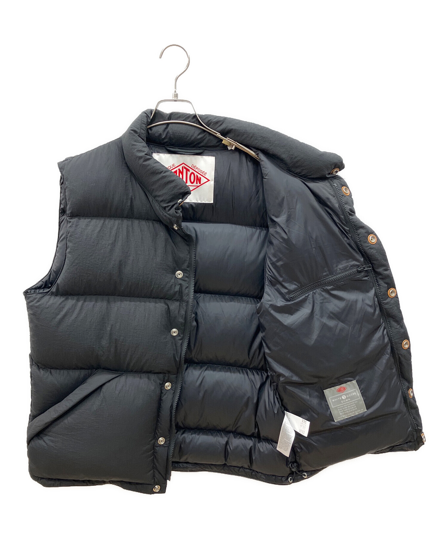 ダントン　ダウンジャケット　未使用 中古・古着通販】DANTON (ダントン) ダウンジャケット ブラック サイズ