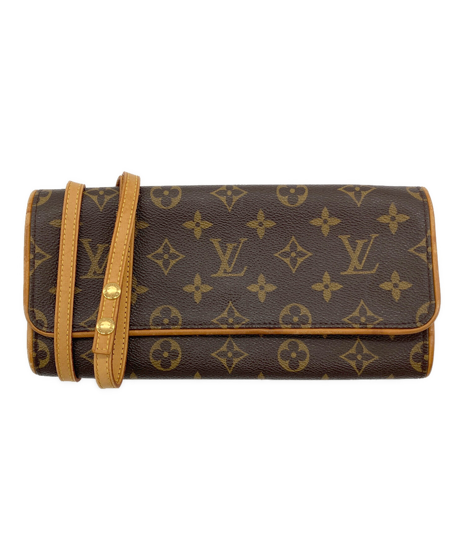 【美品】Louis Vuitton ルイ ヴィトン バッグ ポシェットツインGM 中古・古着通販】LOUIS VUITTON (ルイ ヴィトン) ポシェットツインGM