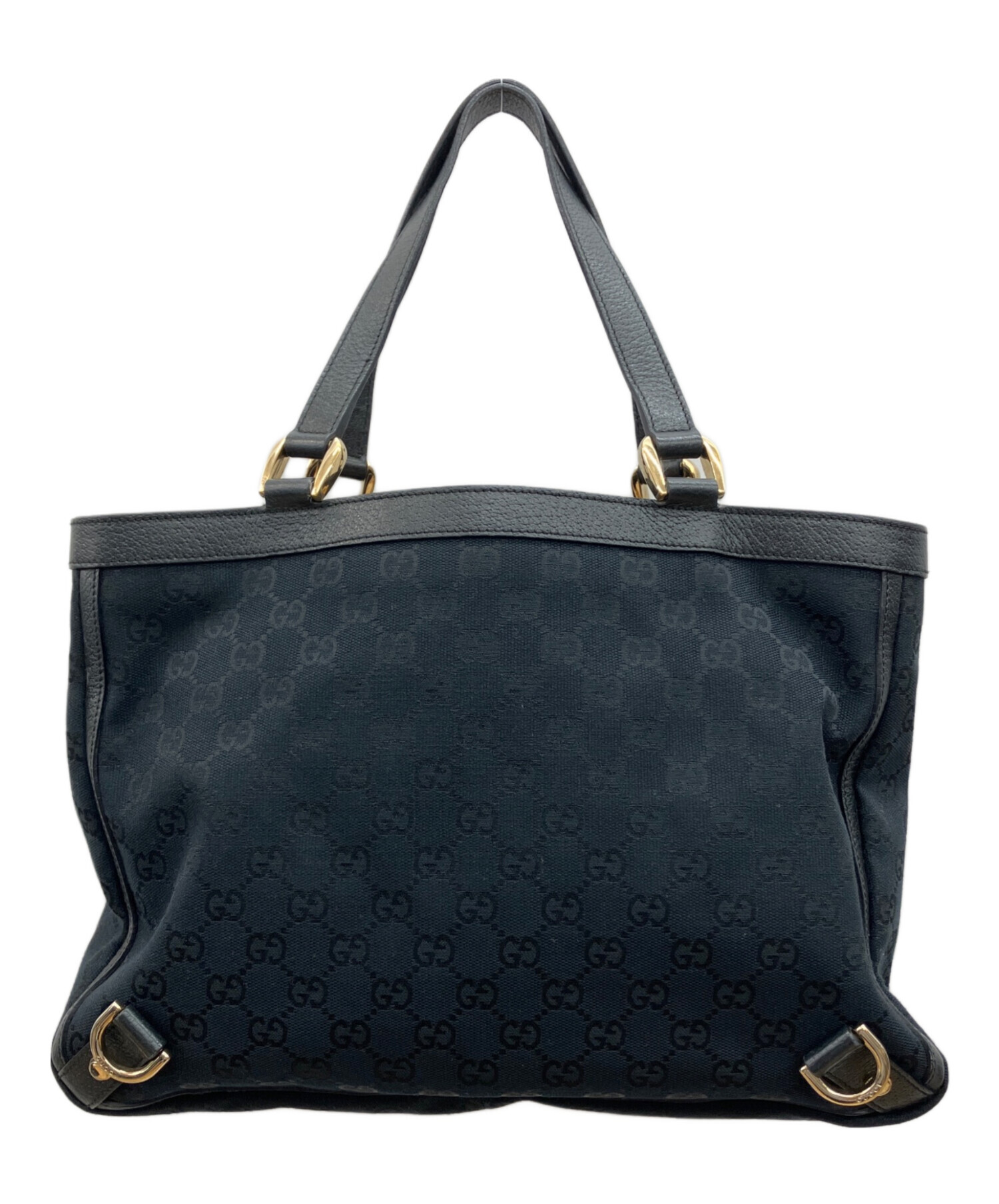 Gucci ブラック トートバッグ 中古・古着通販】GUCCI (グッチ) トートバッグ GUCCI（グッチ） GG