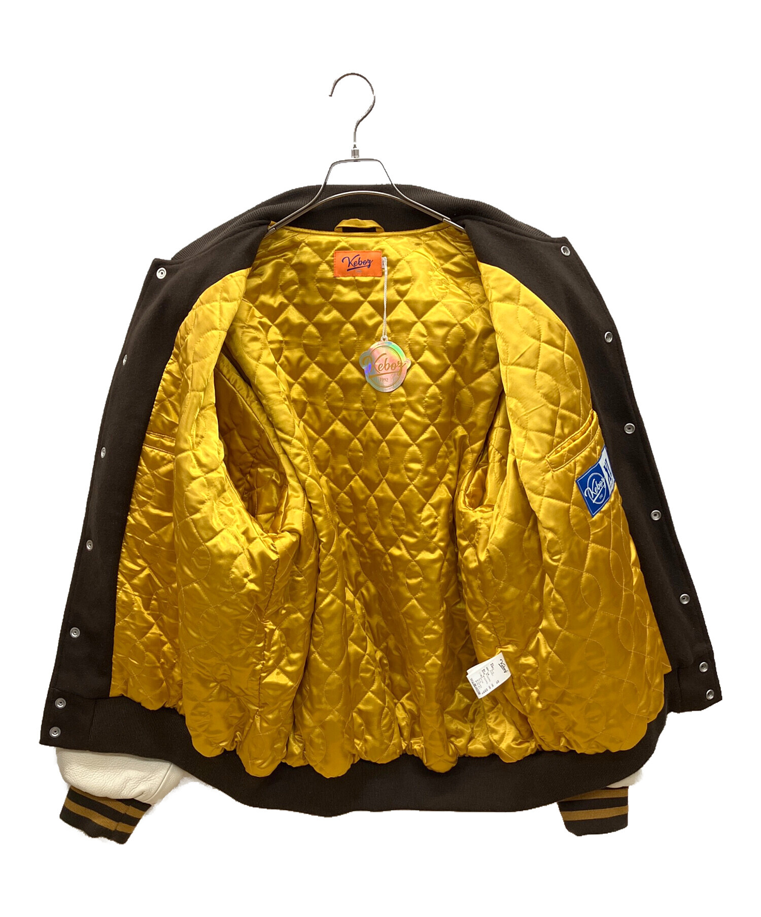 中古・古着通販】KEBOZ (ケボズ) スタジアムジャケット ブラウン