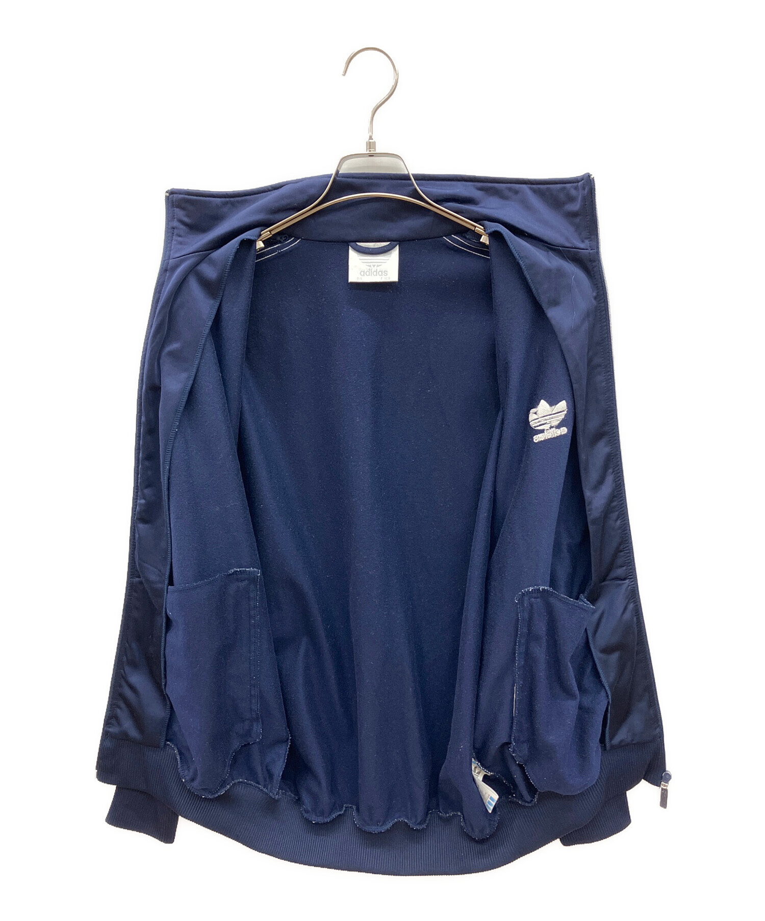 【】 80s アディダス 銀タグ トラックジャケット ジャージ 古着 中古・古着通販】adidas (アディダス) 80sトラックジャケット 銀タグ