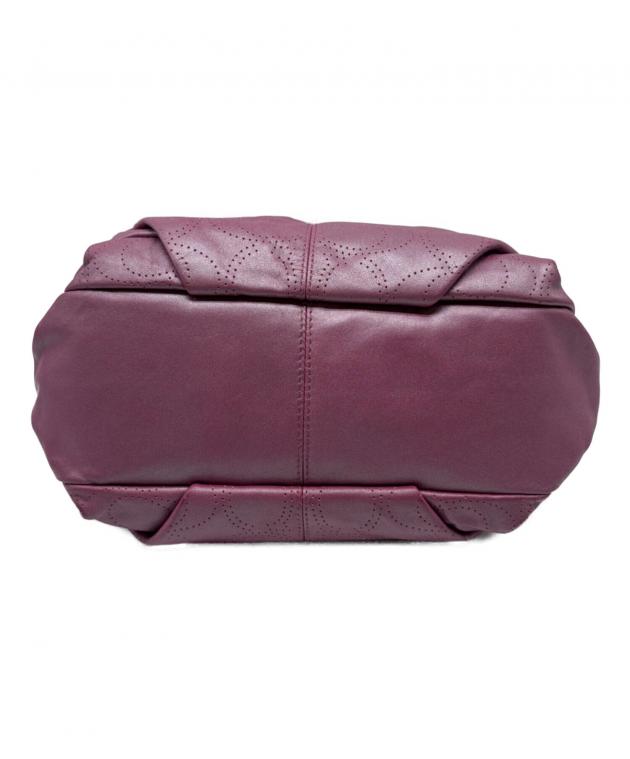 中古・古着通販】COACH (コーチ) 2WAYバッグ パープル｜ブランド・古着