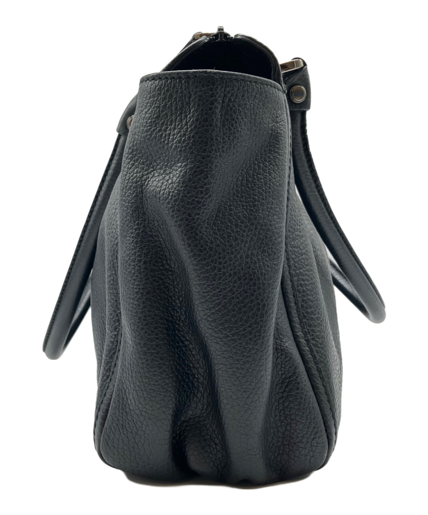 中古・古着通販】GUCCI (グッチ) アビーDリングトートバッグ ブラック