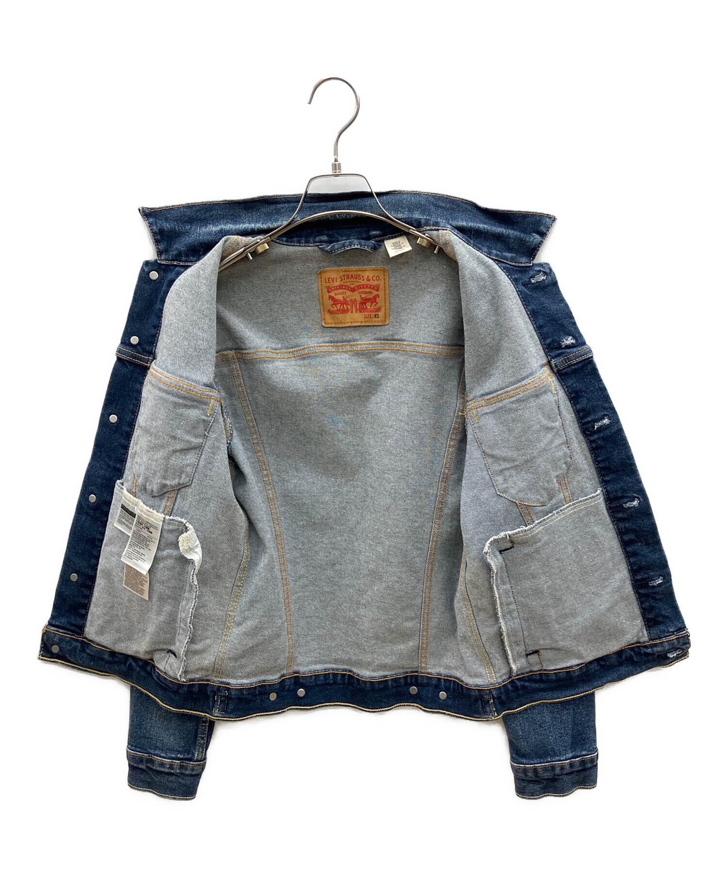 【新古品】Levi's TYPE Ⅲ TRUCKER XS 中古・古着通販】LEVI'S (リーバイス) TYPEⅢトラッカージャケット