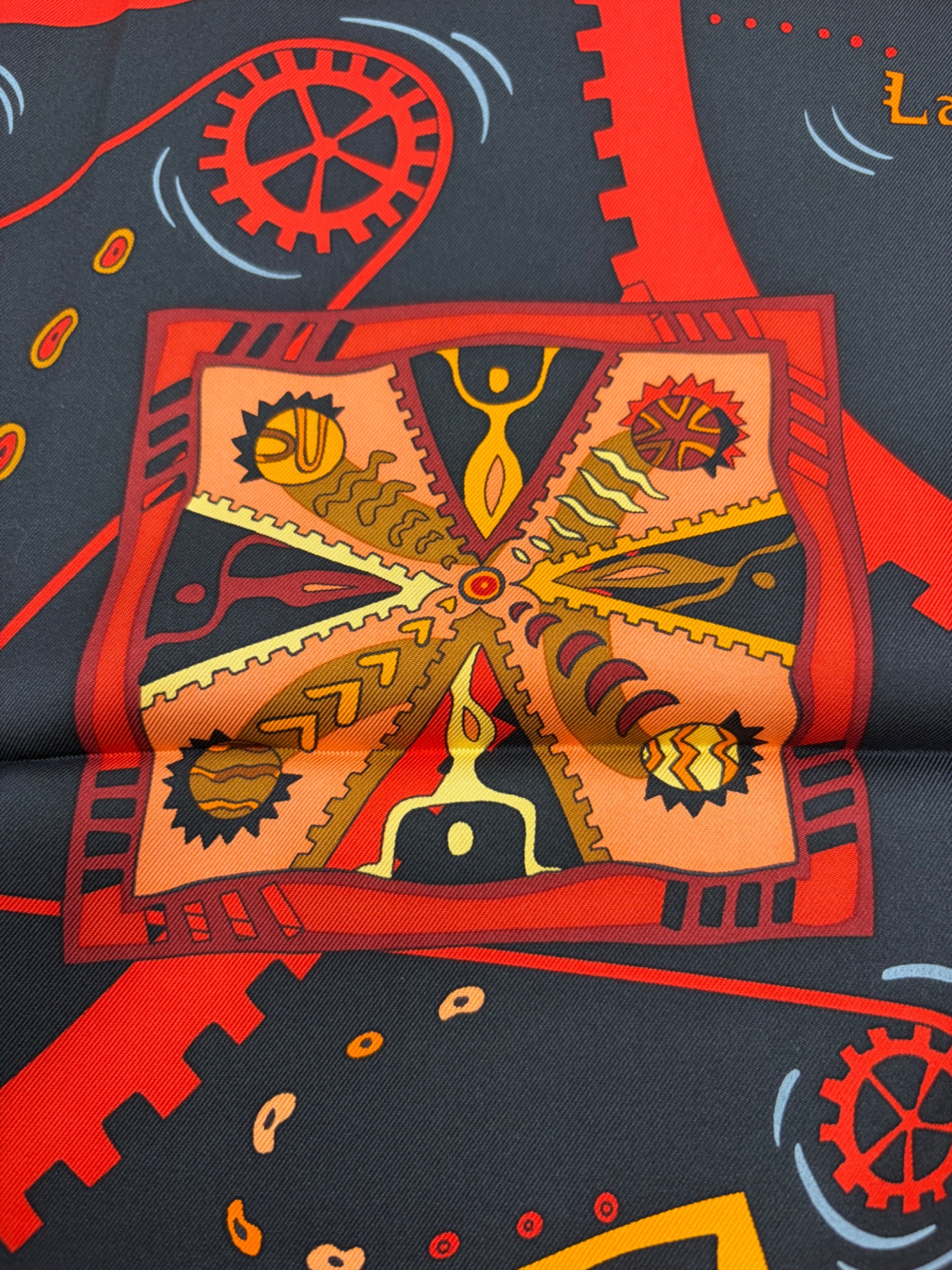 中古・古着通販】HERMES (エルメス) カレ90 La mecanique des idees
