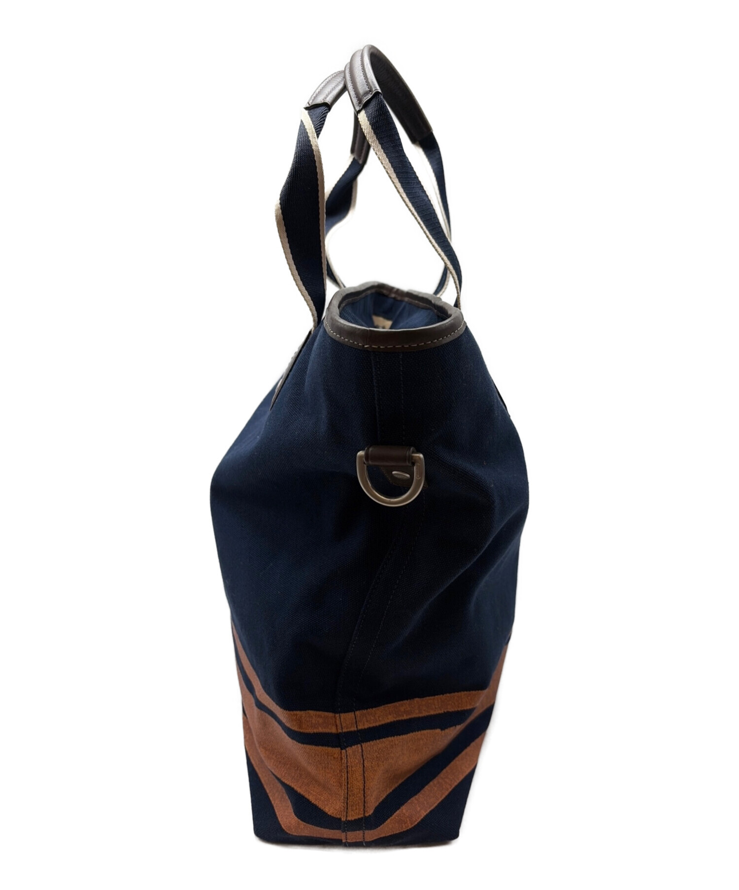 中古・古着通販】COACH (コーチ) 2WAYキャンバスバッグ ネイビー