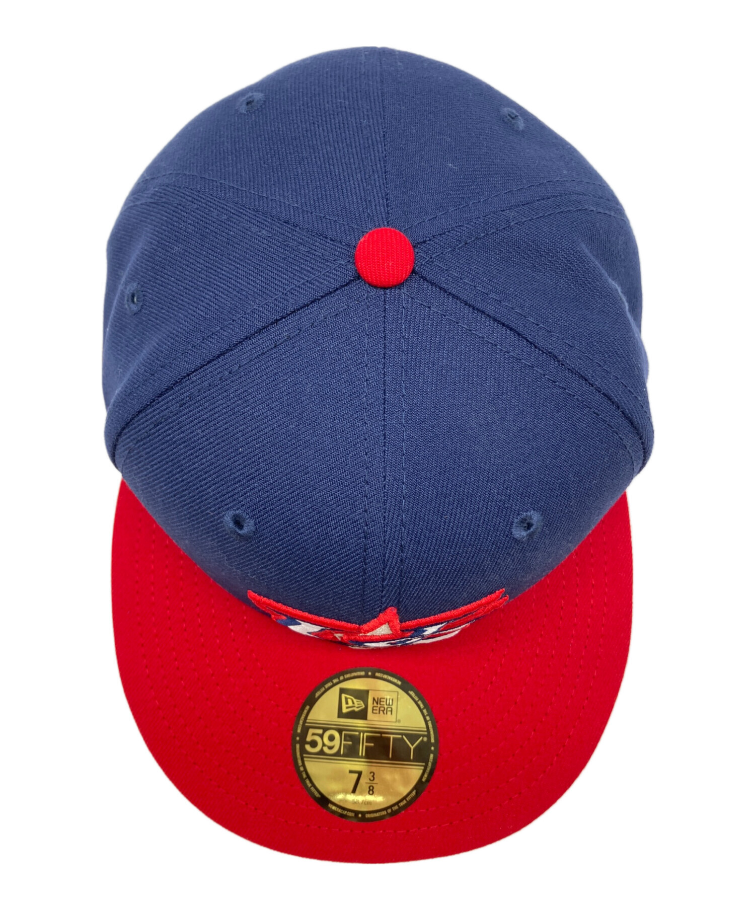 中古・古着通販】New Era (ニューエラ) キャップ ネイビー×レッド