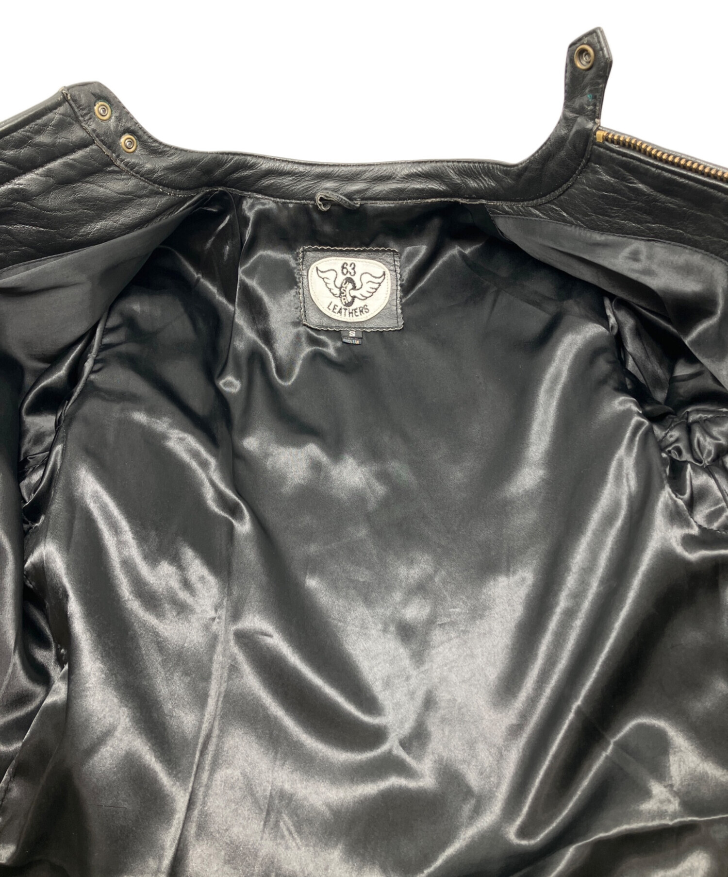 中古・古着通販】63 leathers (ロクサン レザーズ) シングルライダース