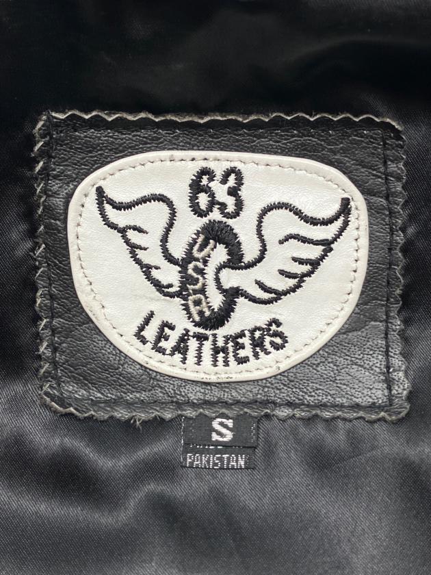 【中古】 三越の革新 中古・古着通販】63 leathers (ロクサン レザーズ) シングルライダース