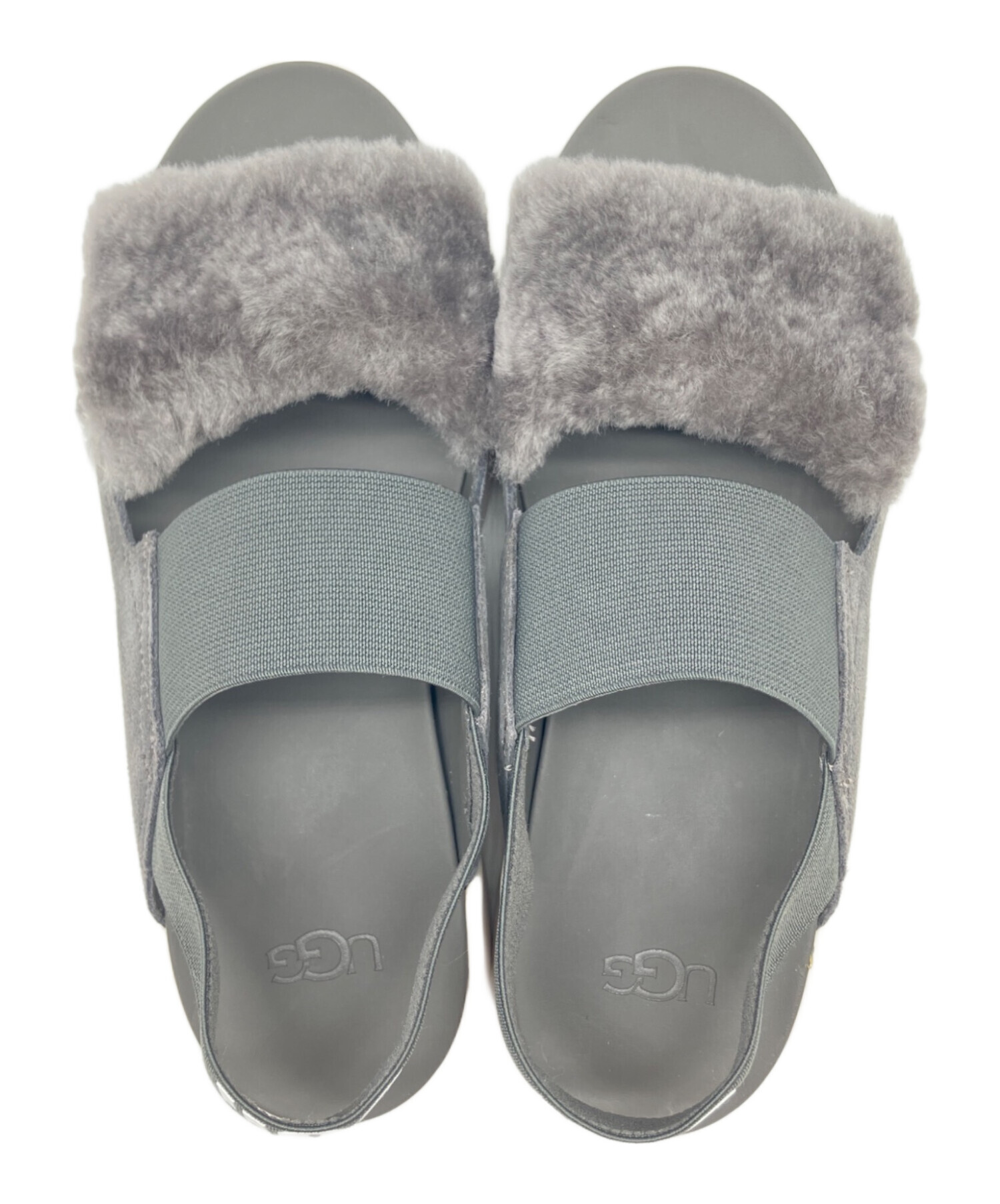 中古・古着通販】UGG (アグ) サンダル UGG（アグ） グレー×ホワイト