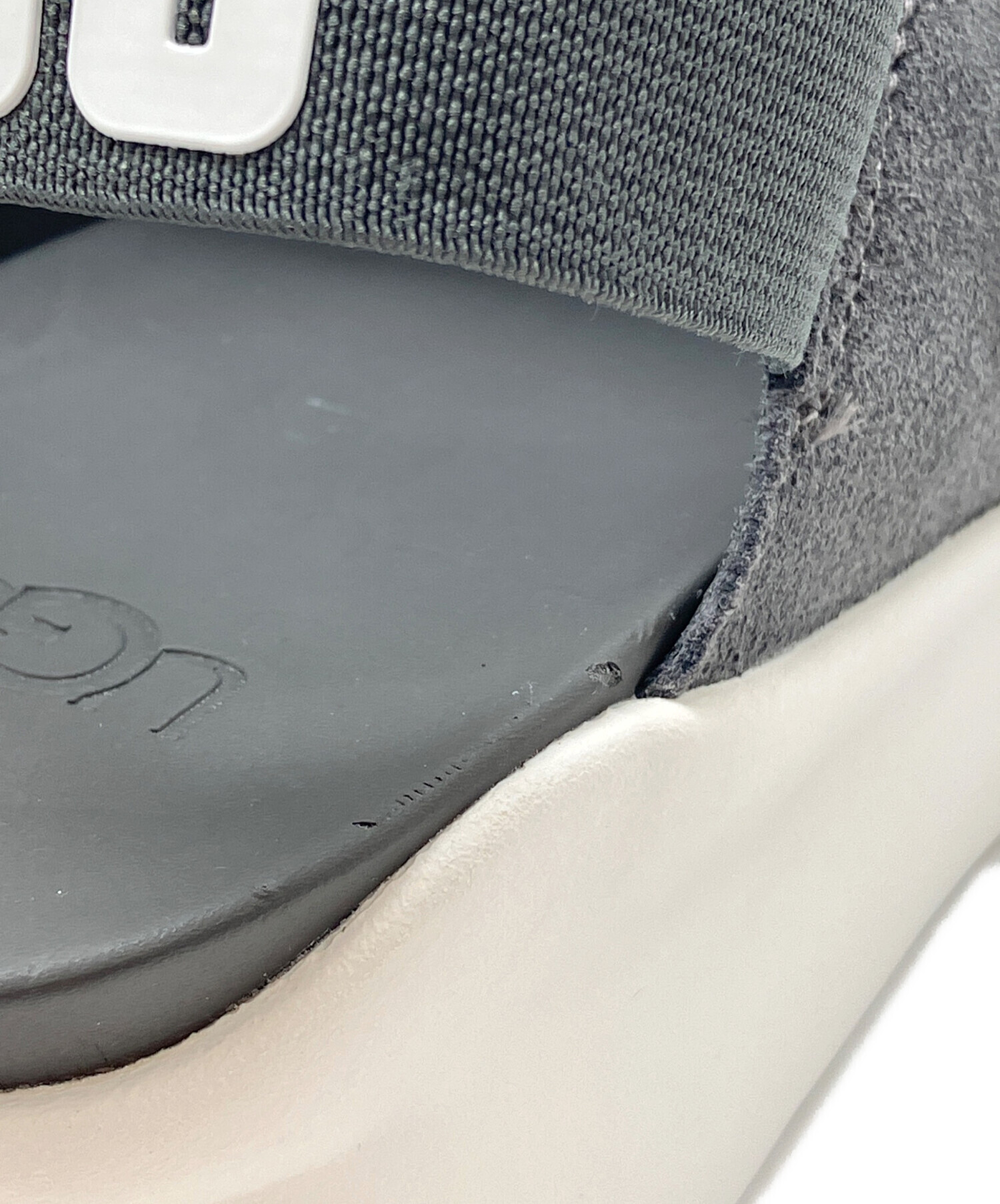中古・古着通販】UGG (アグ) サンダル UGG（アグ） グレー×ホワイト