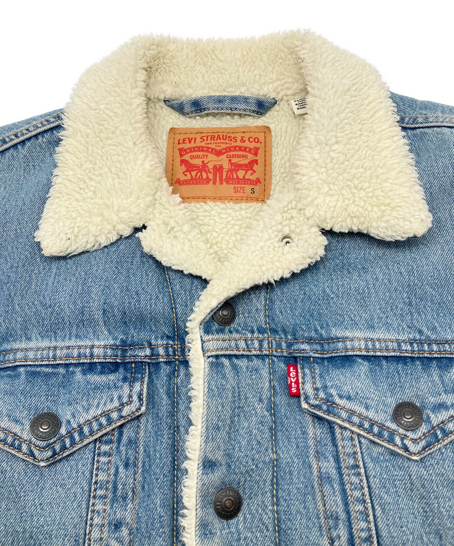 中古・古着通販】LEVI'S (リーバイス) 裏ボアデニムジャケット TYPEⅢ