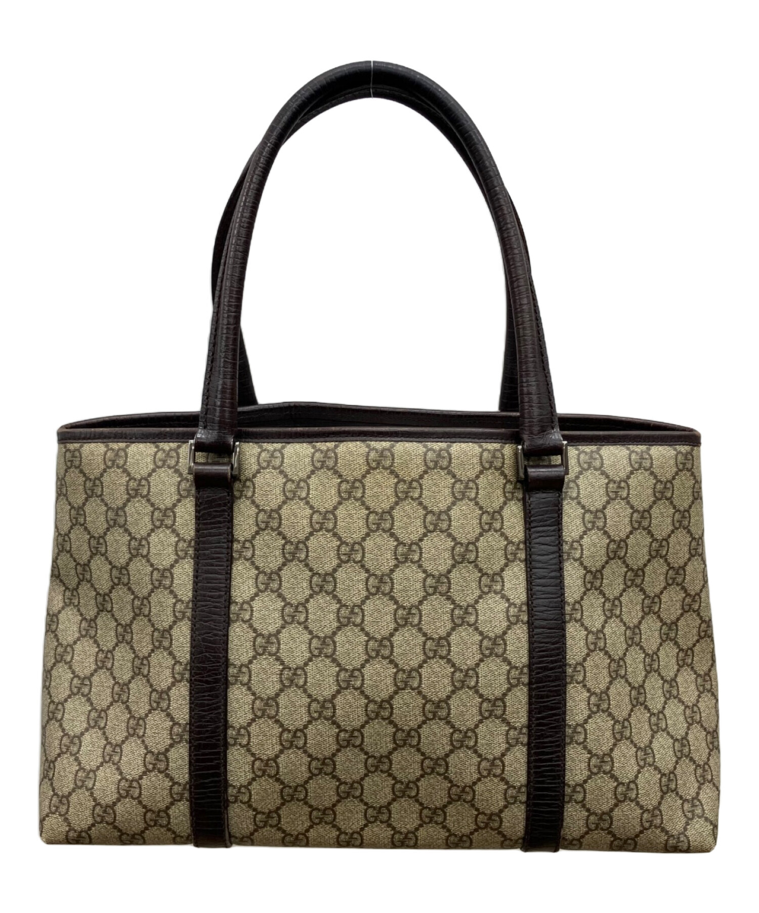 中古・古着通販】GUCCI (グッチ) トートバッグ GGスプリーム ベージュ