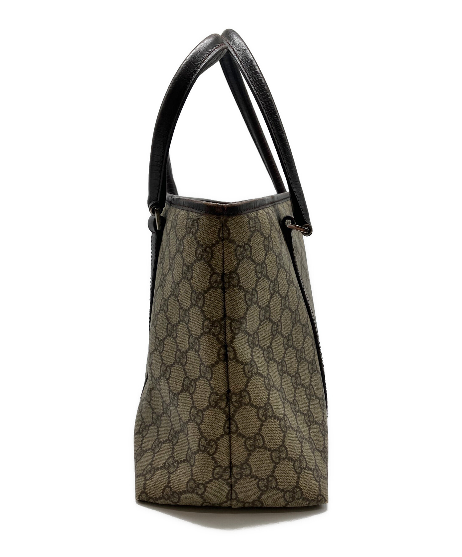 中古・古着通販】GUCCI (グッチ) トートバッグ GGスプリーム ベージュ 