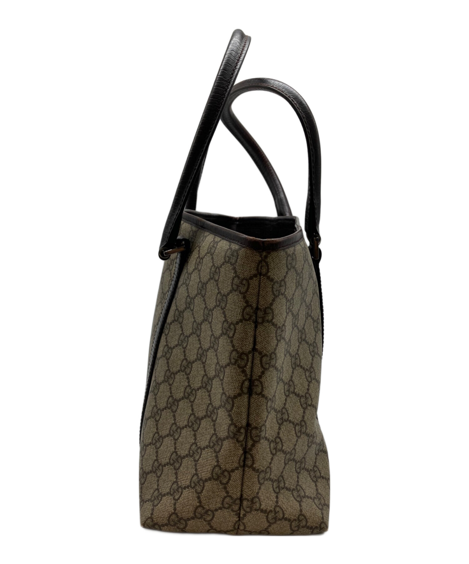 中古・古着通販】GUCCI (グッチ) トートバッグ GGスプリーム ベージュ 
